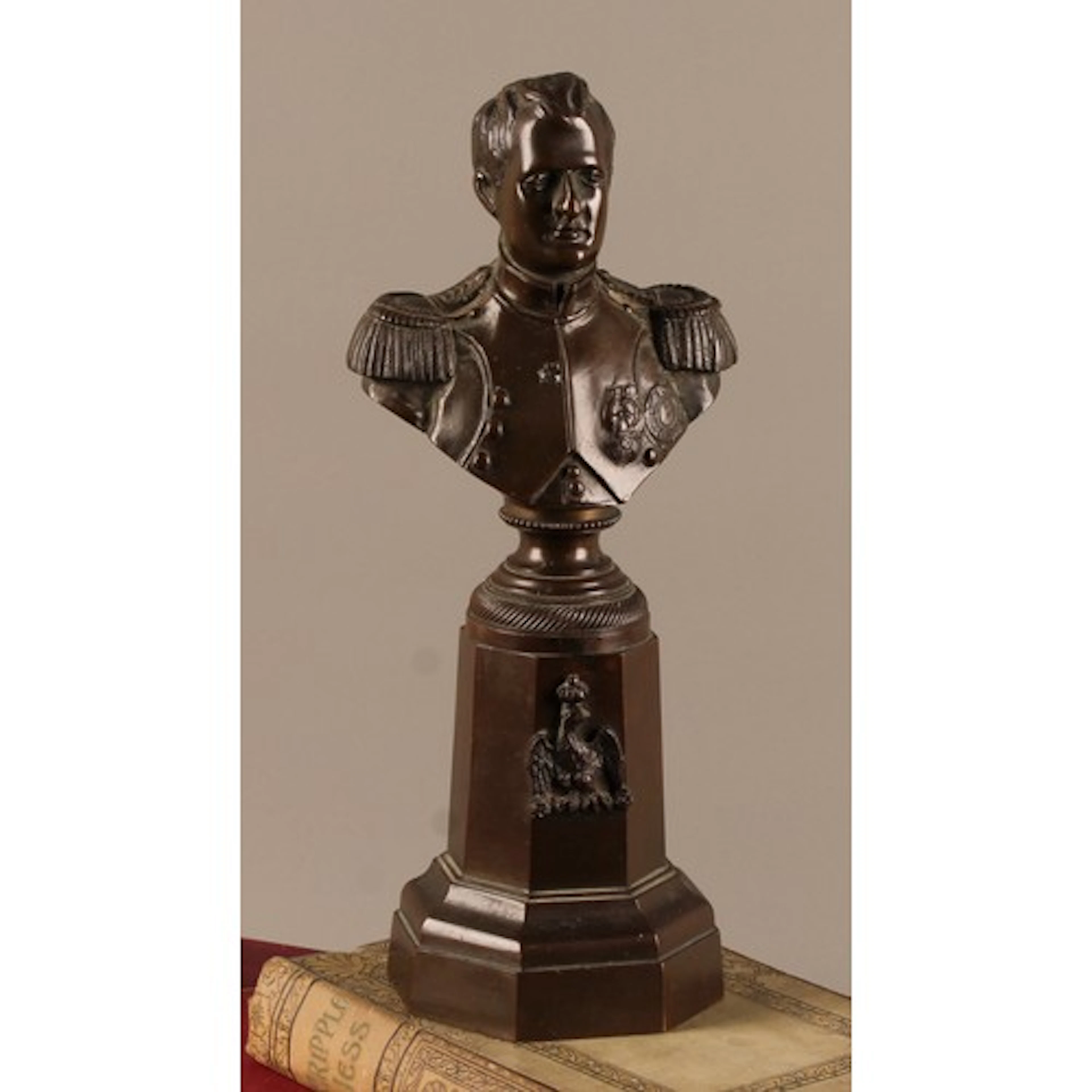 French School, a dark patinated bronze, Napoleon Bonaparte, ...