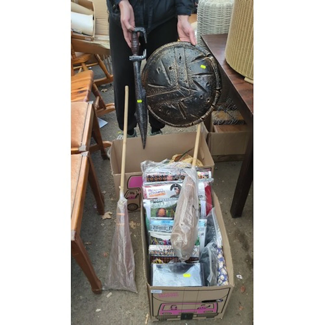 A quantity of fancy-dress costumes and accessories, includin...