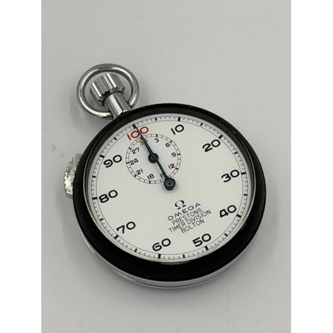 An Omega Prestons Timer Division Bolton stopwatch