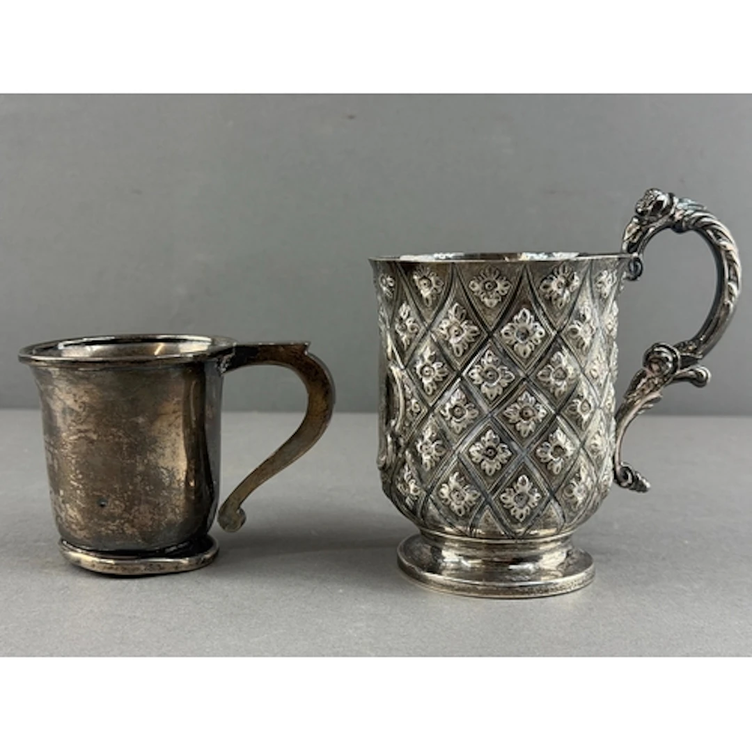 Silver: a Victorian half pint tankard by George Adams, Londo...