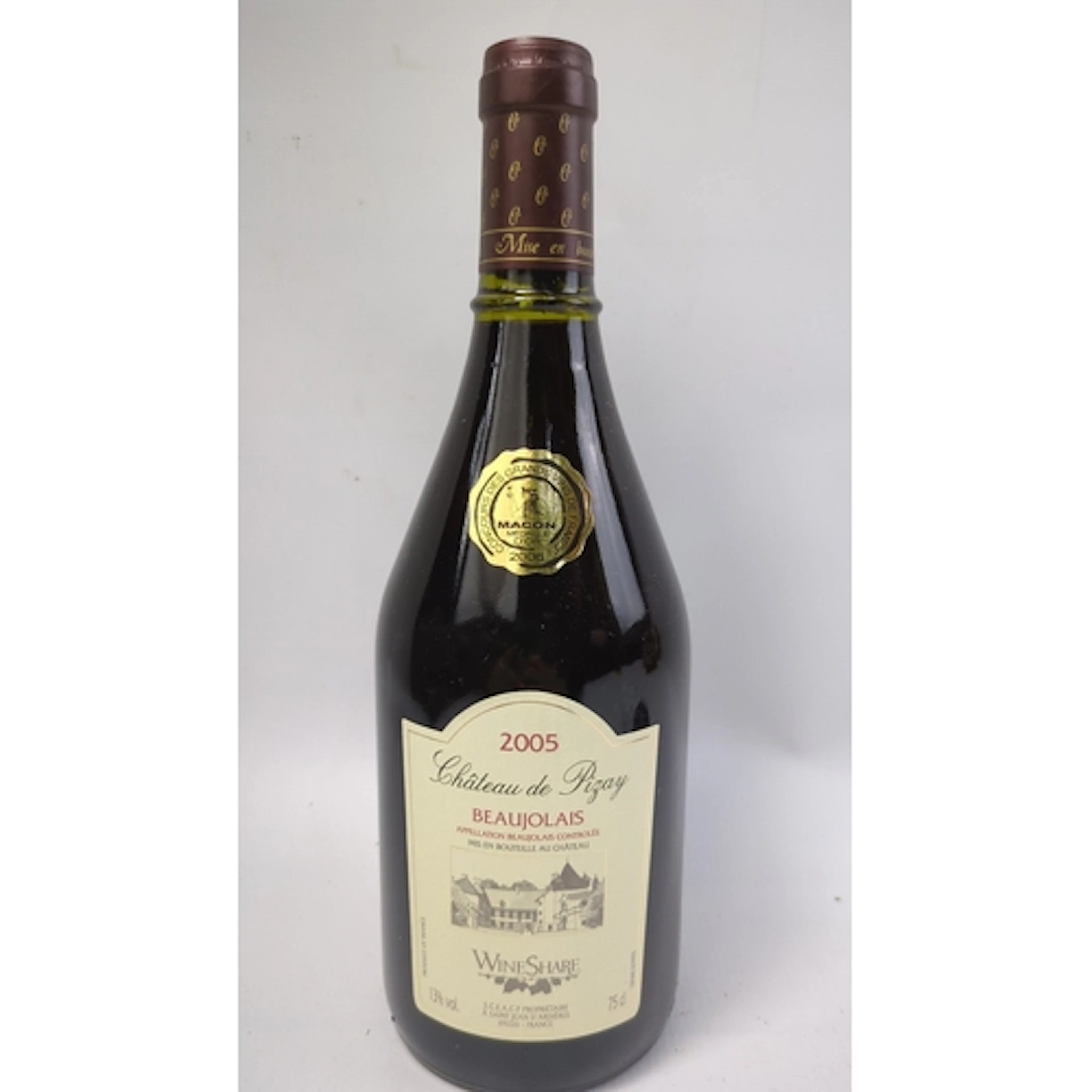 36 x bottles of 2005 Château de Pizay, Beaujolais, 75 cl, 13...