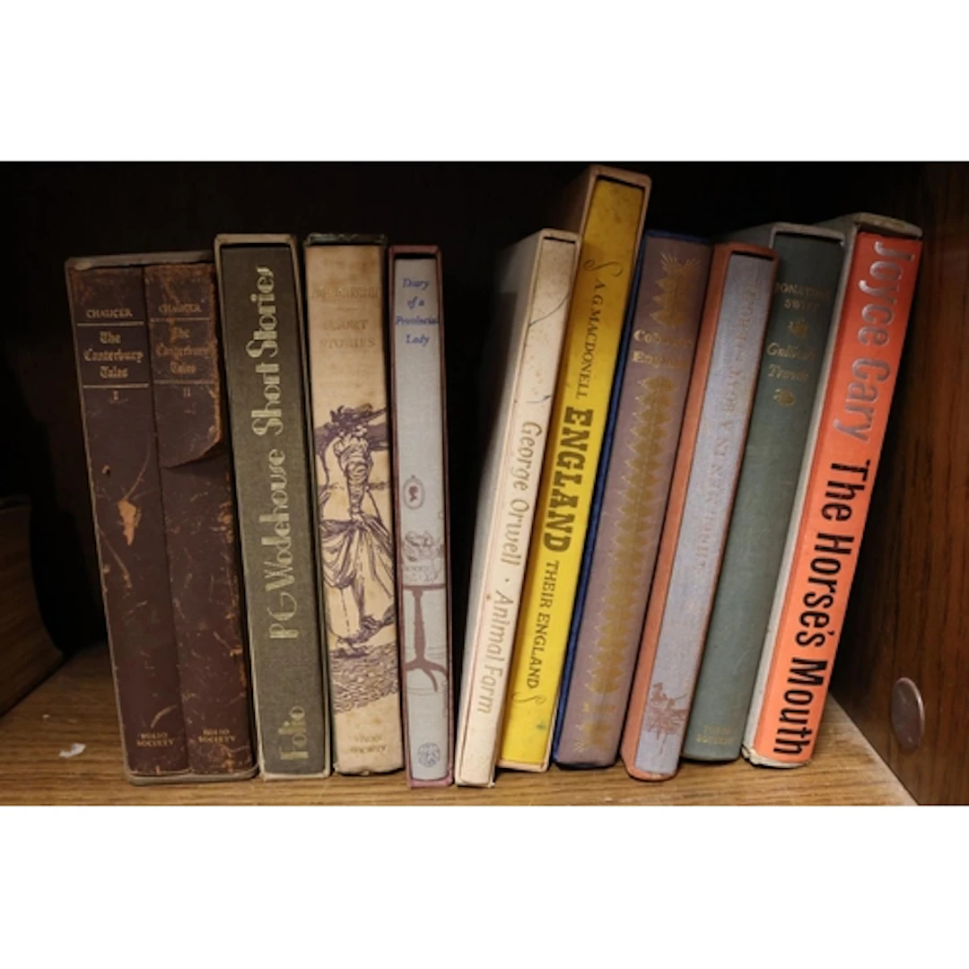 Group of Folio Society books with slip sleeves to include Th...