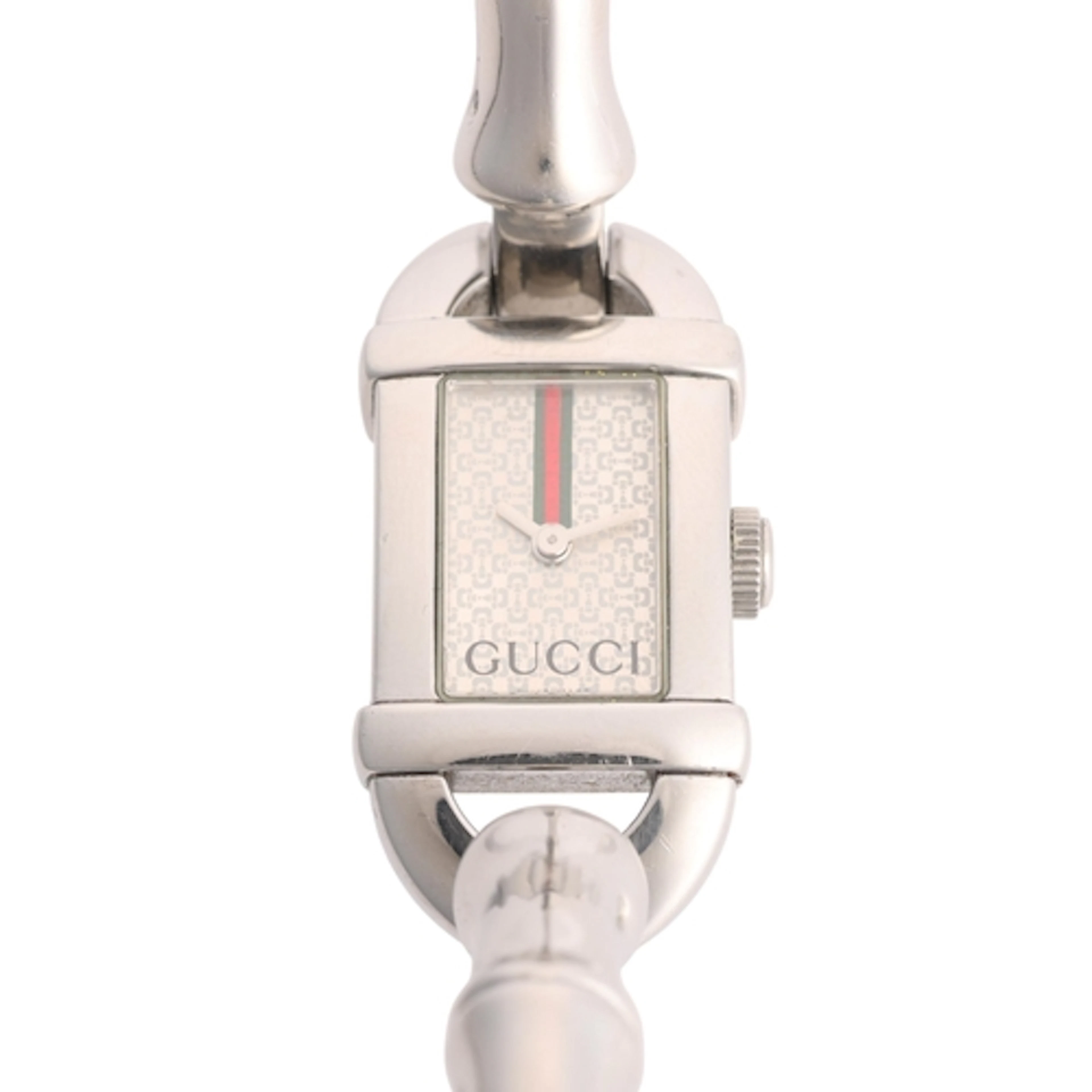 GUCCI - a lady's stainless steel 6800L quartz bracelet watch...