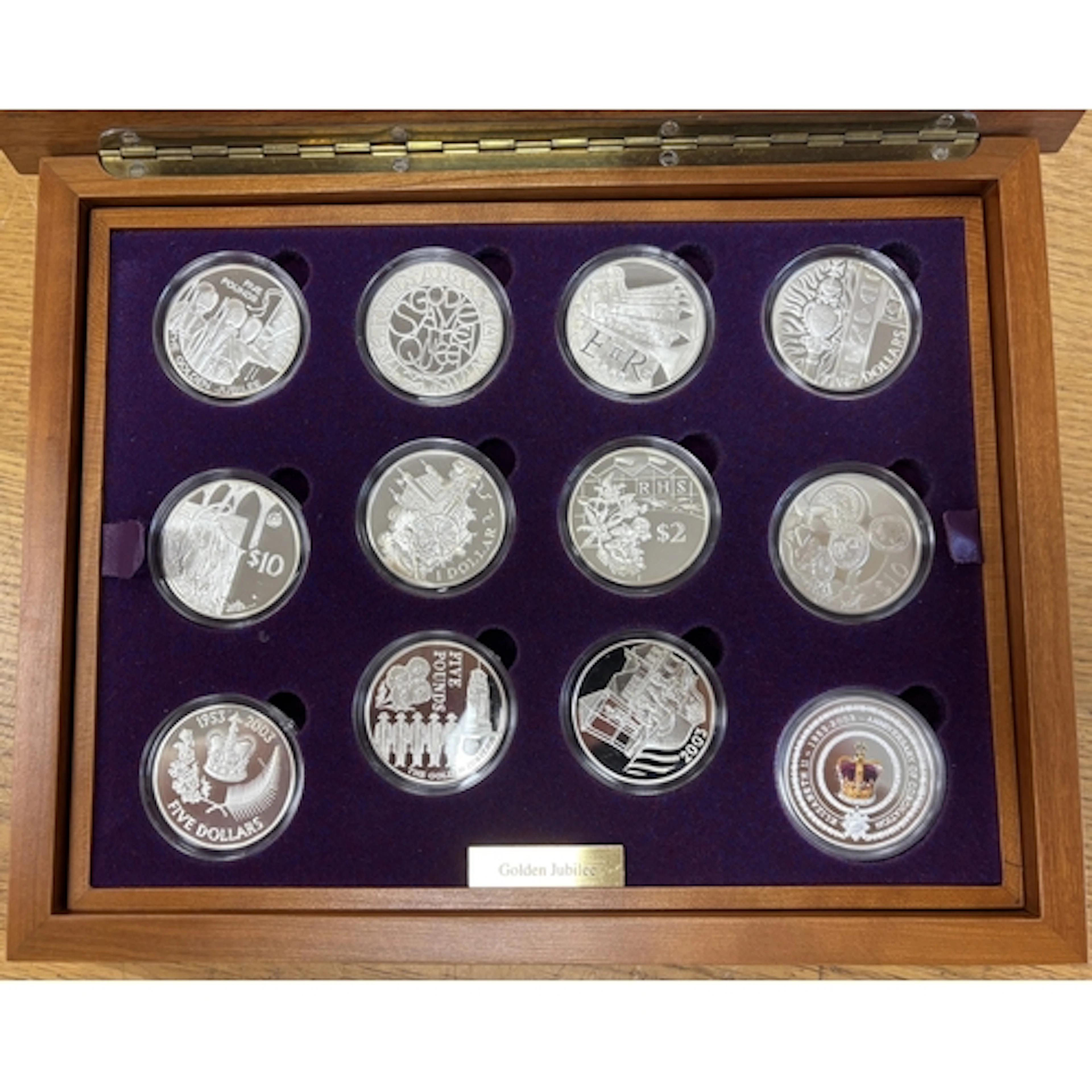 2002 - 2003 Queen Elizabeth II Golden Jubilee silver proof F...