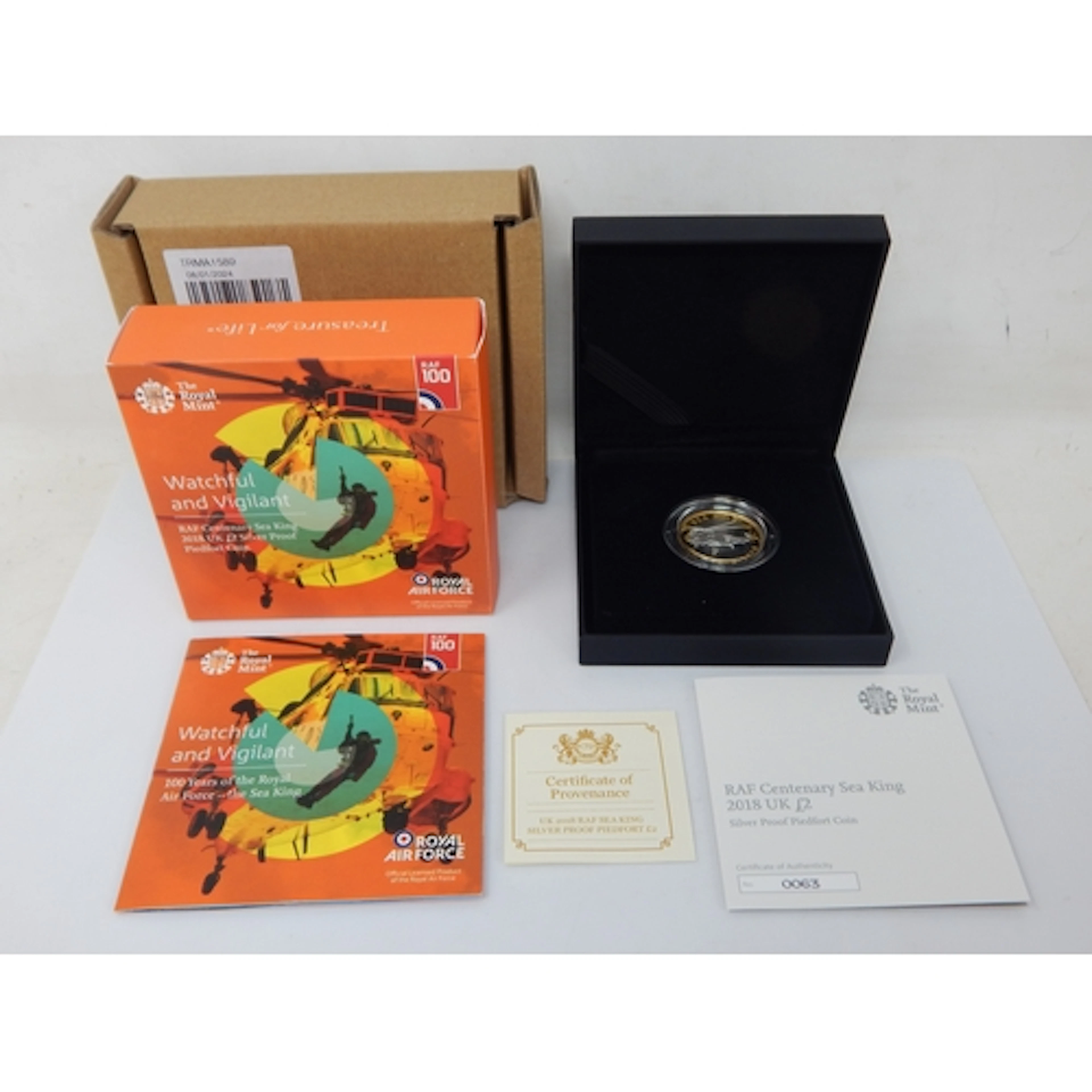 Royal Mint 2018 UK £2 Silver Proof Piedfort Coin Commemorati...