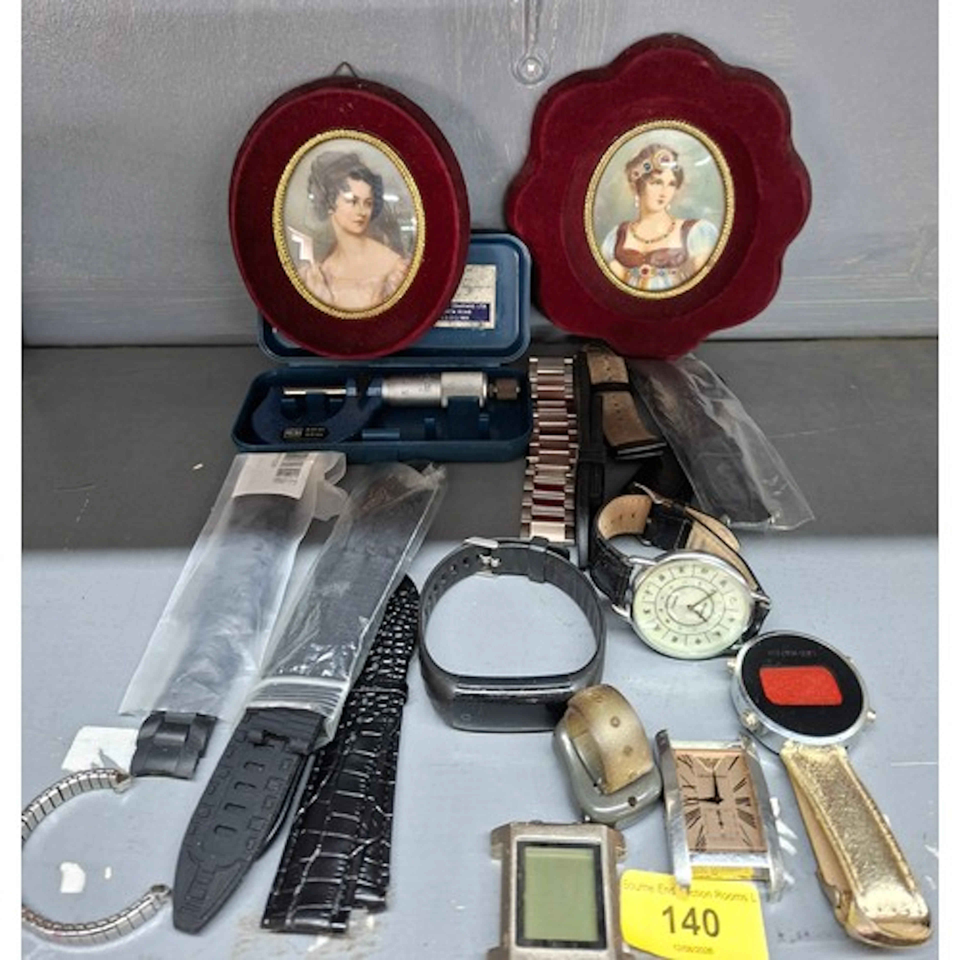 A quantity of fashion watches and watch straps A/F together ...