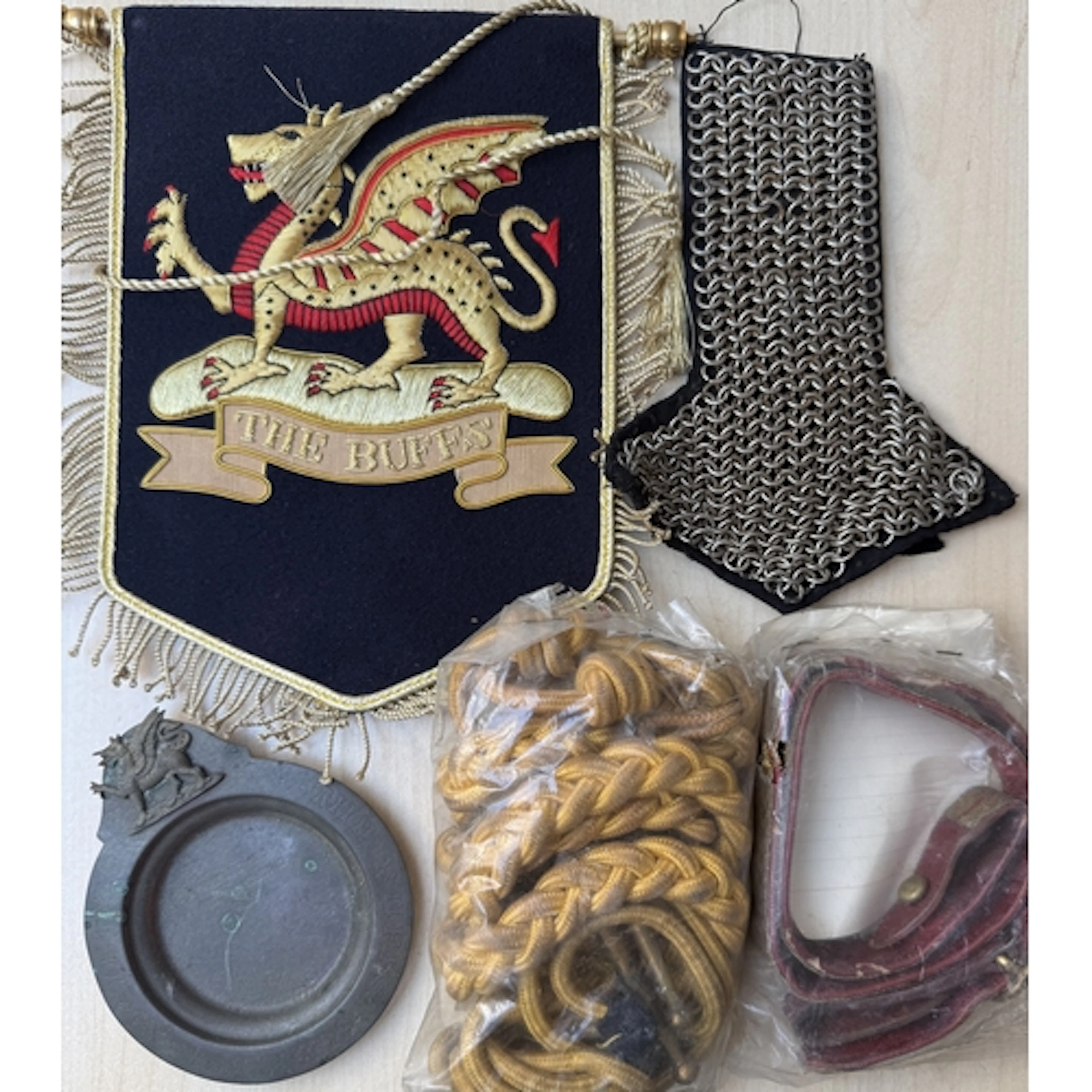 A small group of military related items, comprising officer’...