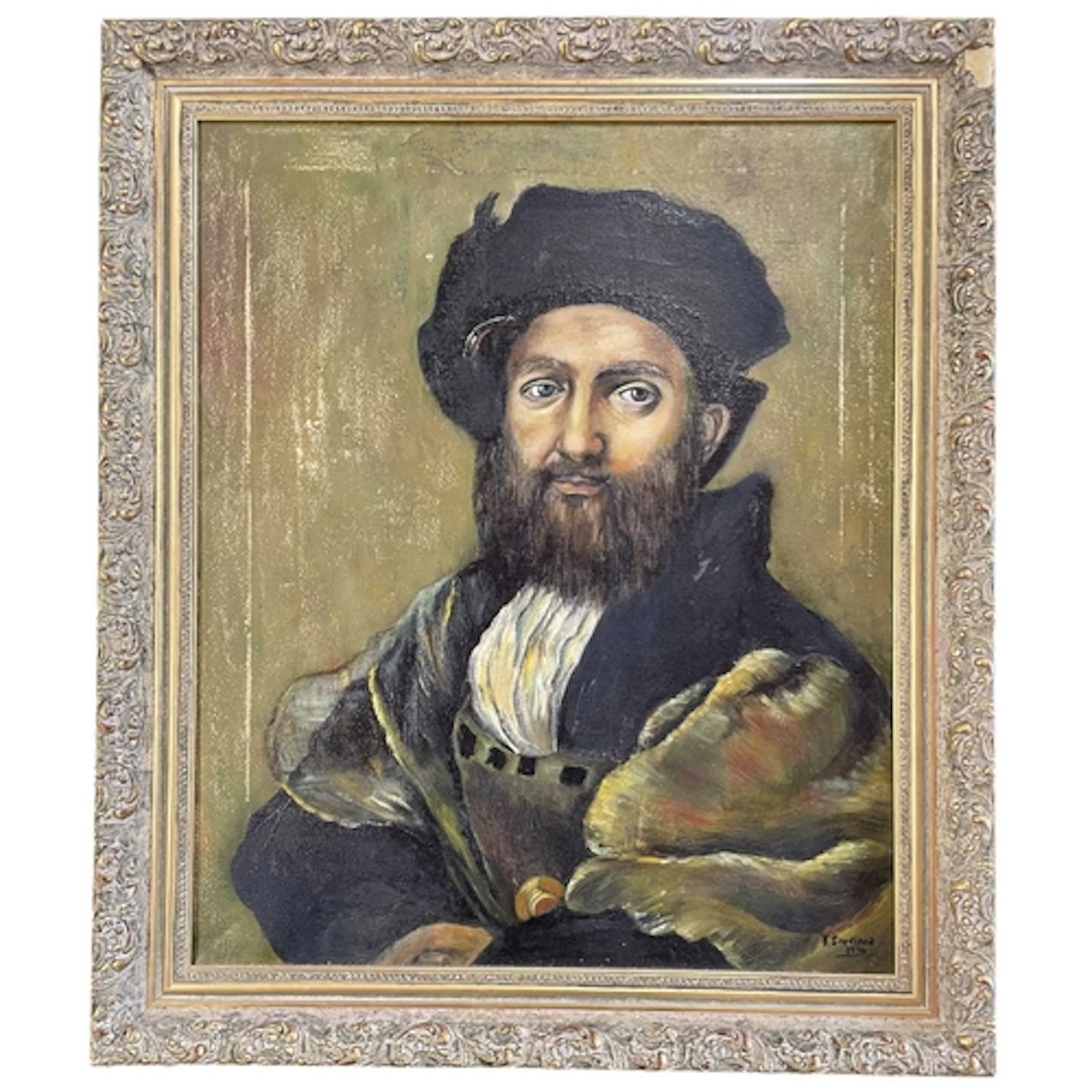Raphael (Italian, 20th century) - an oil on canvas portrait ...