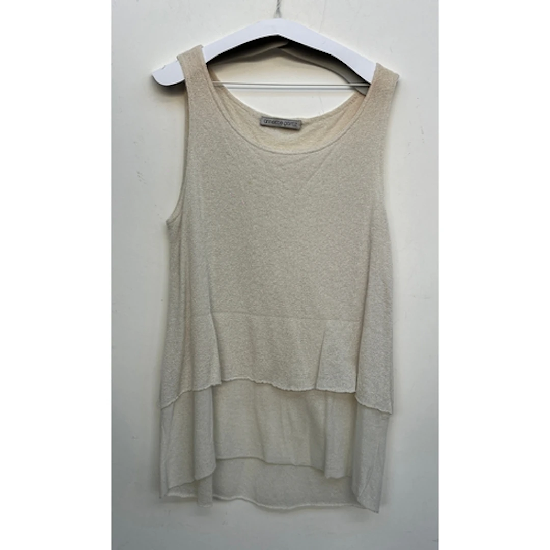 An Annette Gortz wool blend sleeveless top