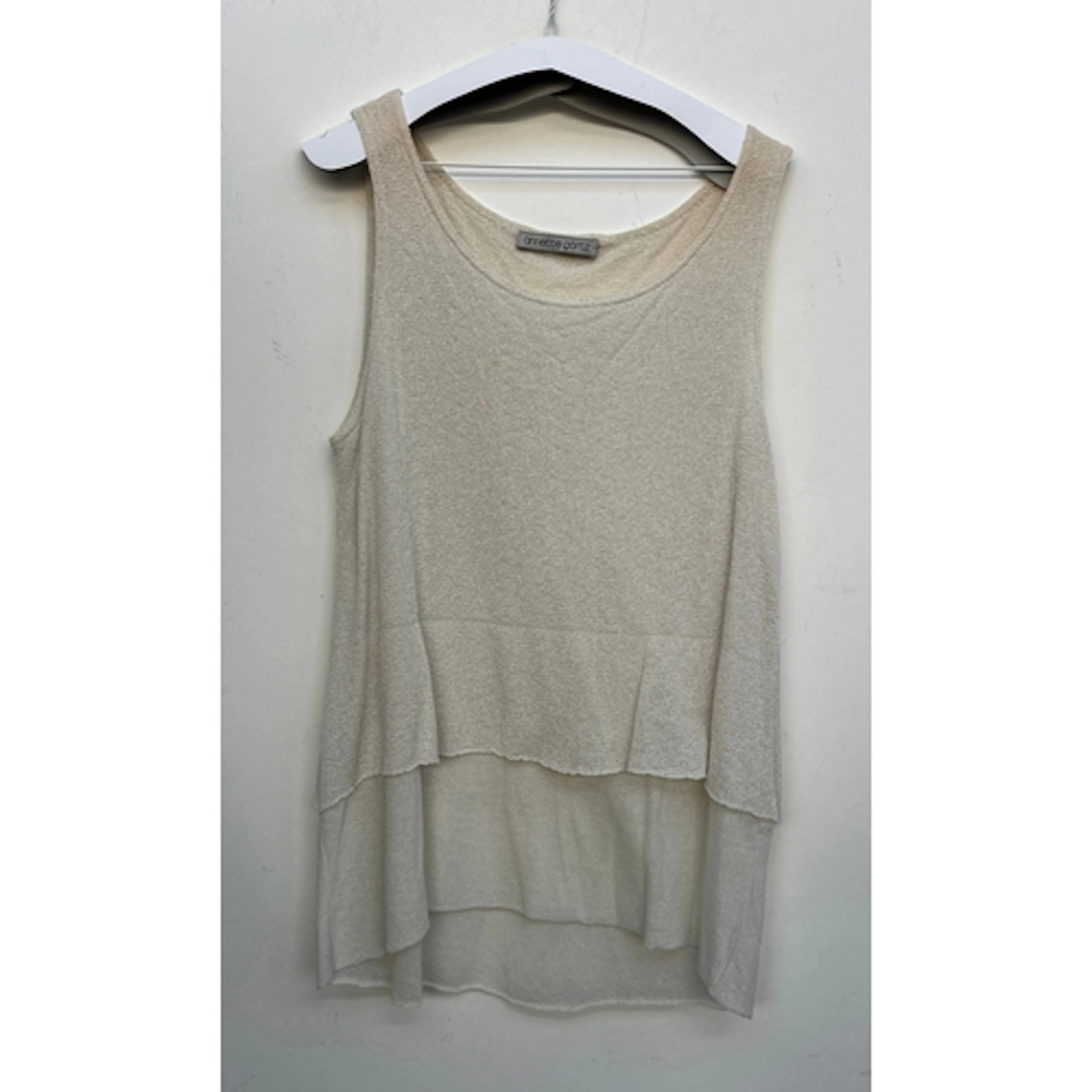 An Annette Gortz wool blend sleeveless top