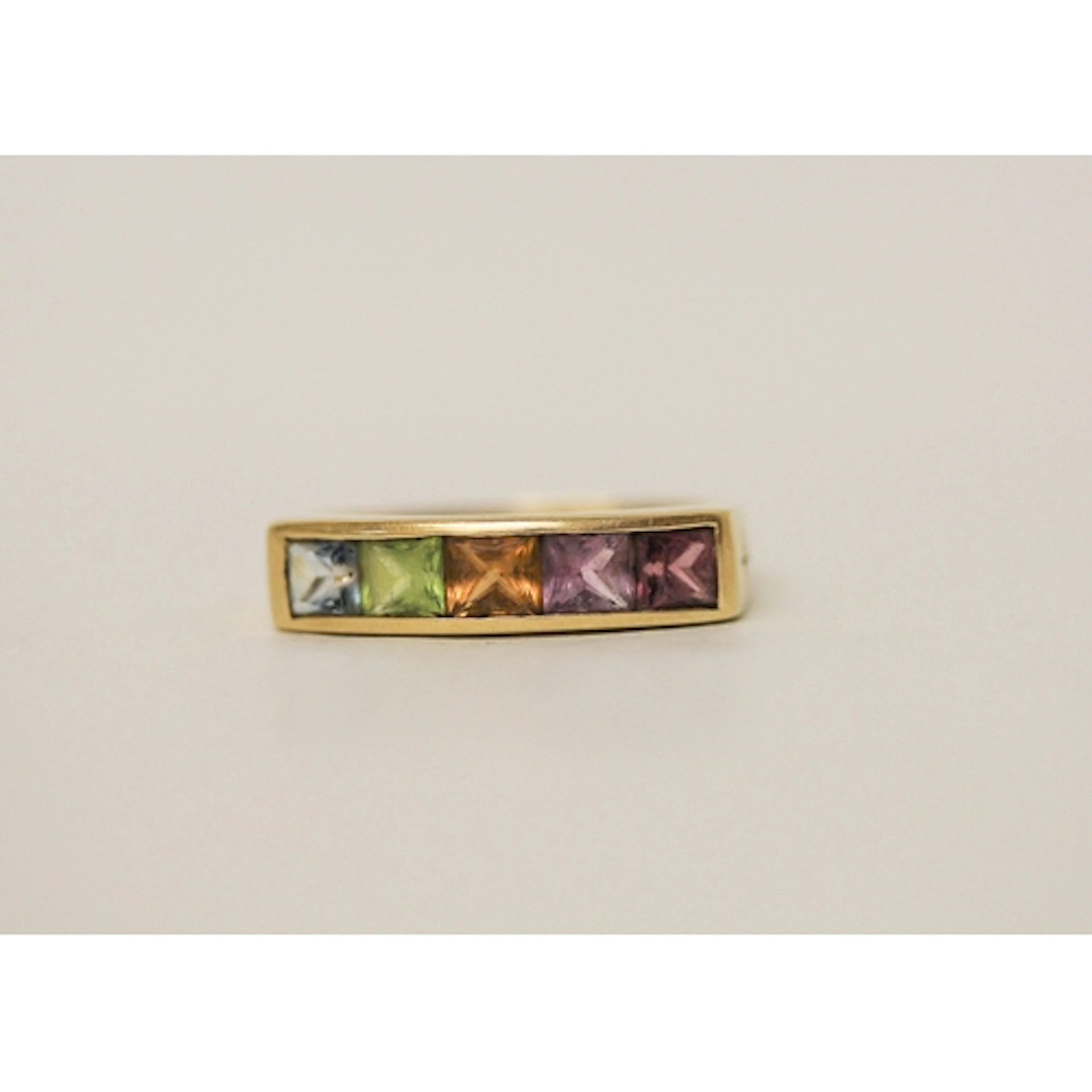 Rainbow multi gem dress ring, By H Stern, in 18ct yellow gol...