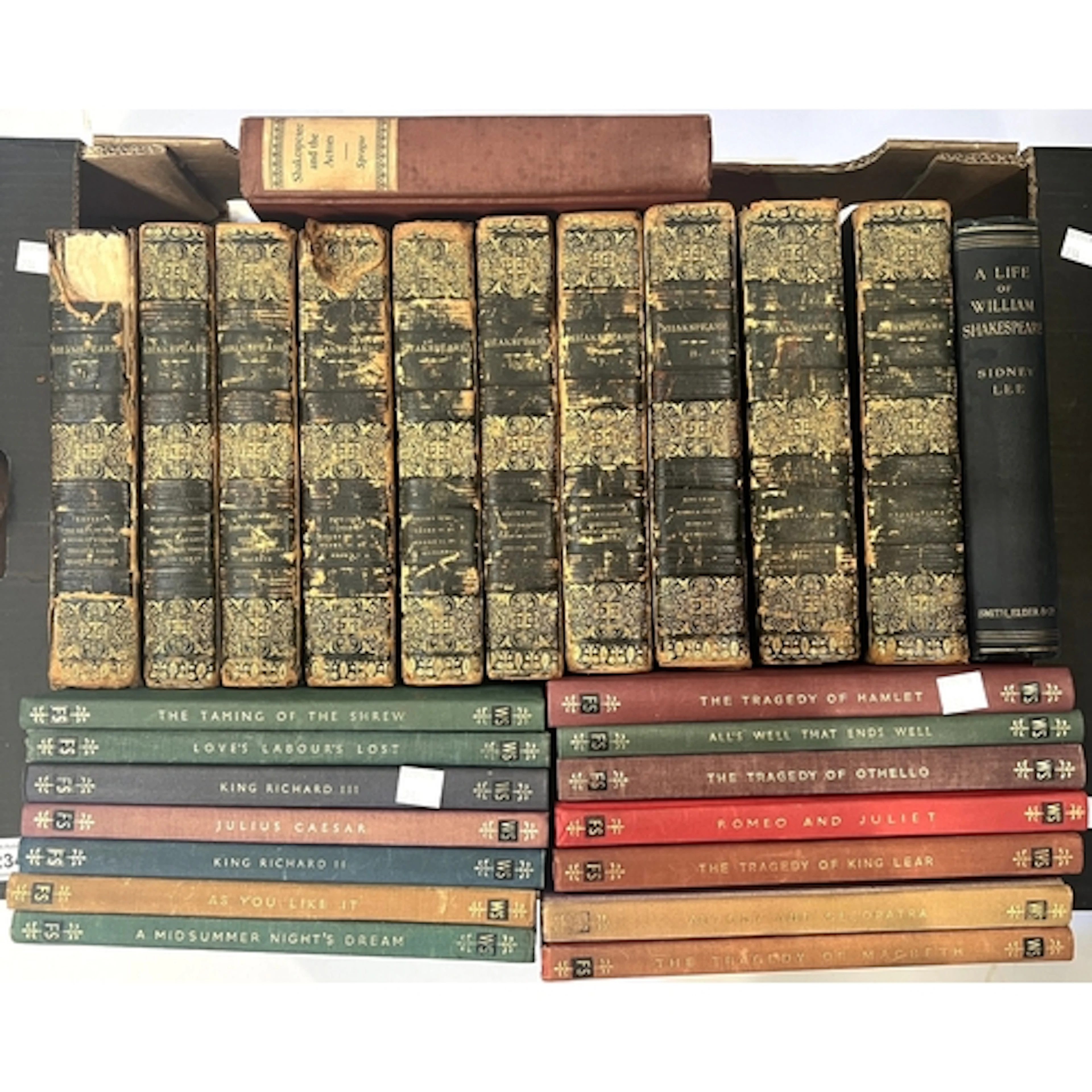 WILLIAM SHAKESPEARE - Works, 10 vols, 1803, others Folio Soc...