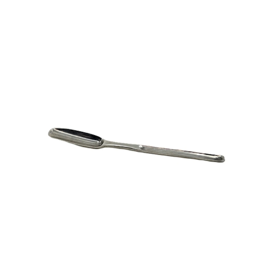 A GEORGE III IRISH SILVER MARROW SCOOP, by Christopher Skinn...