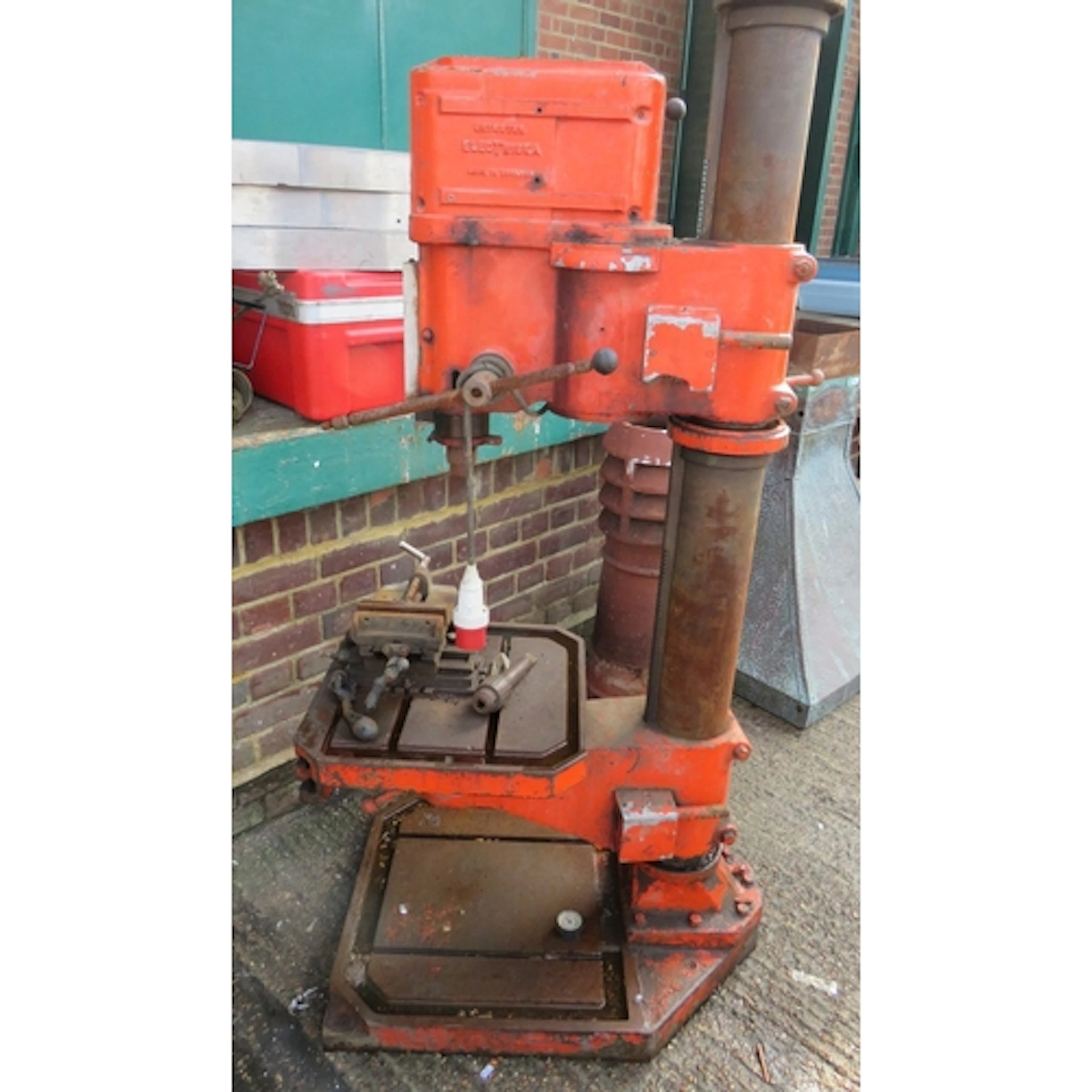Grimston Electriska Orange Cased Pillar Drill made by Allen ...