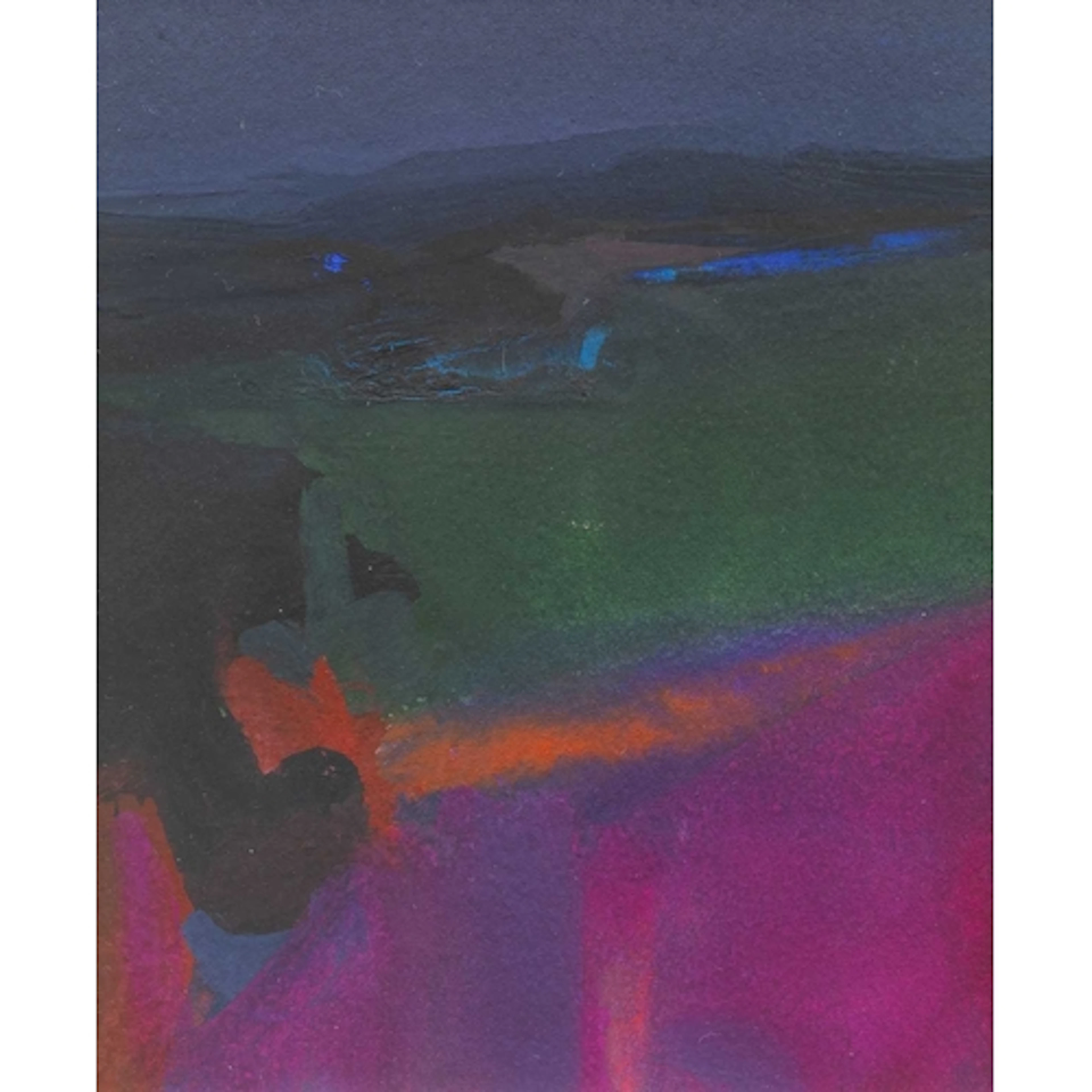 § John MILLER (1931-2002) Penwith Landscape Gouache, stamp s...