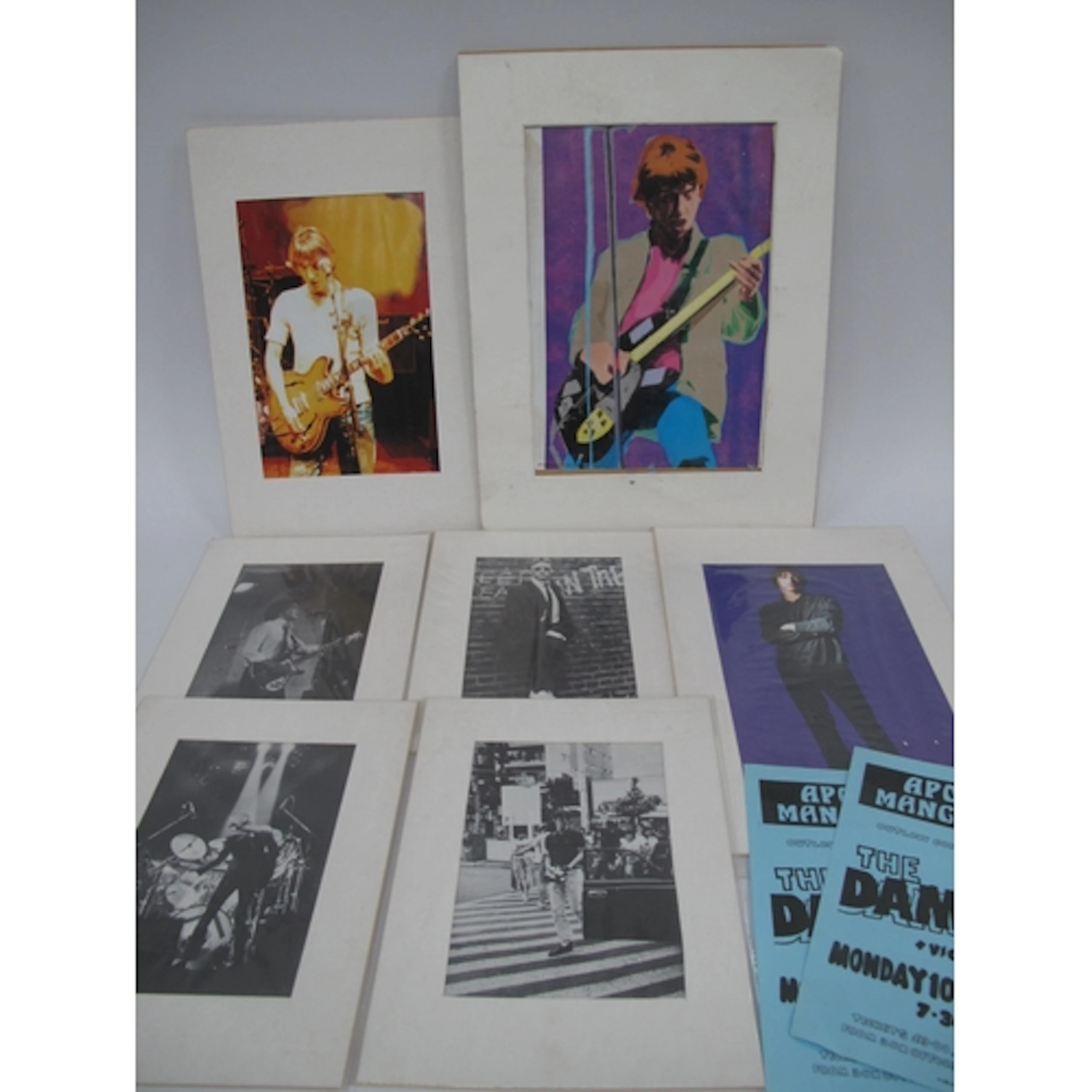 Pop Music - The Damned two Fliers Apollo Manchester, seven p...