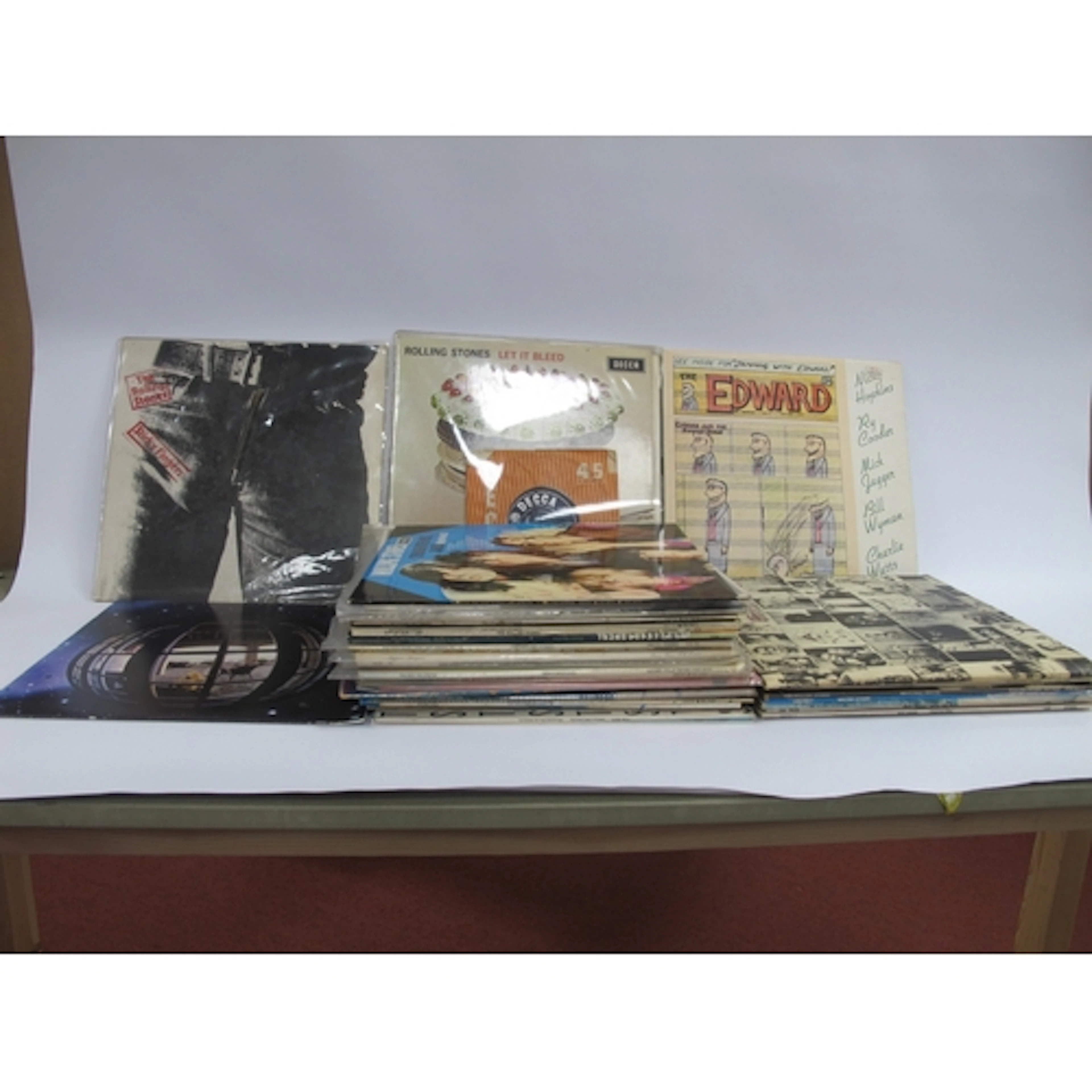 Collector's Interest Lot of 35+ Rolling Stones and Associate...