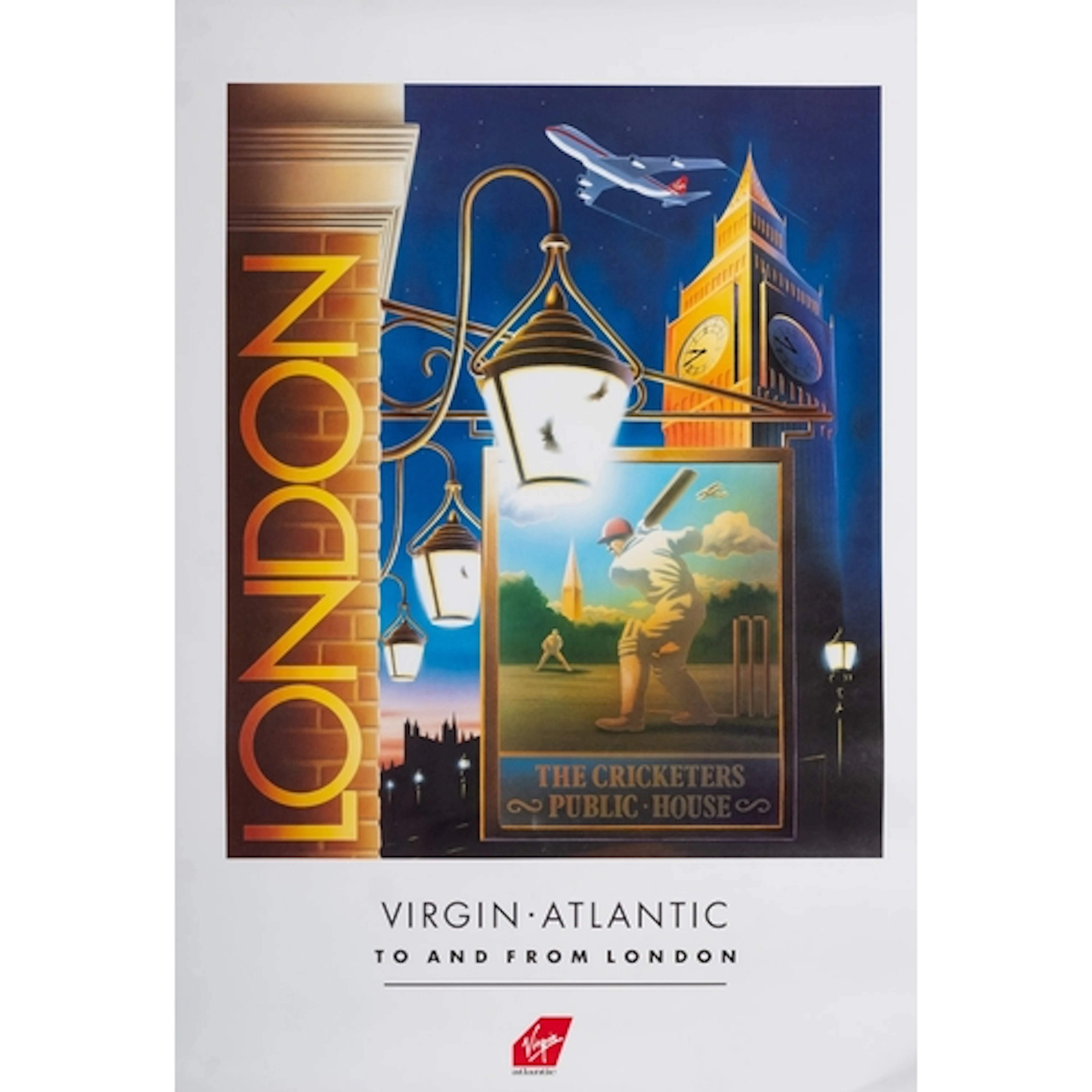 A group of three late 20th century Virgin Atlantic Travel po...