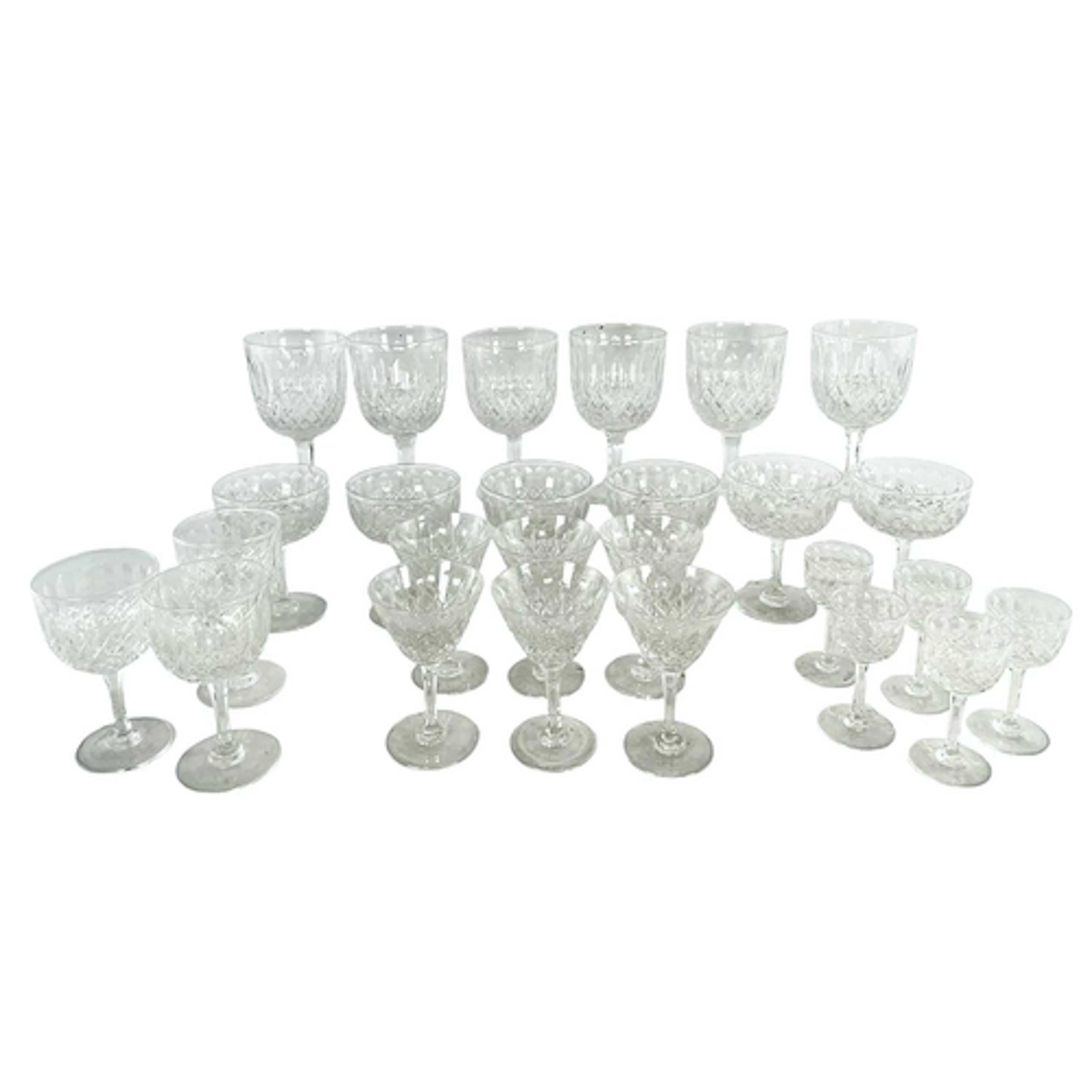 Thomas Webb Crystal - Normandy pattern - a 20th century cut ...