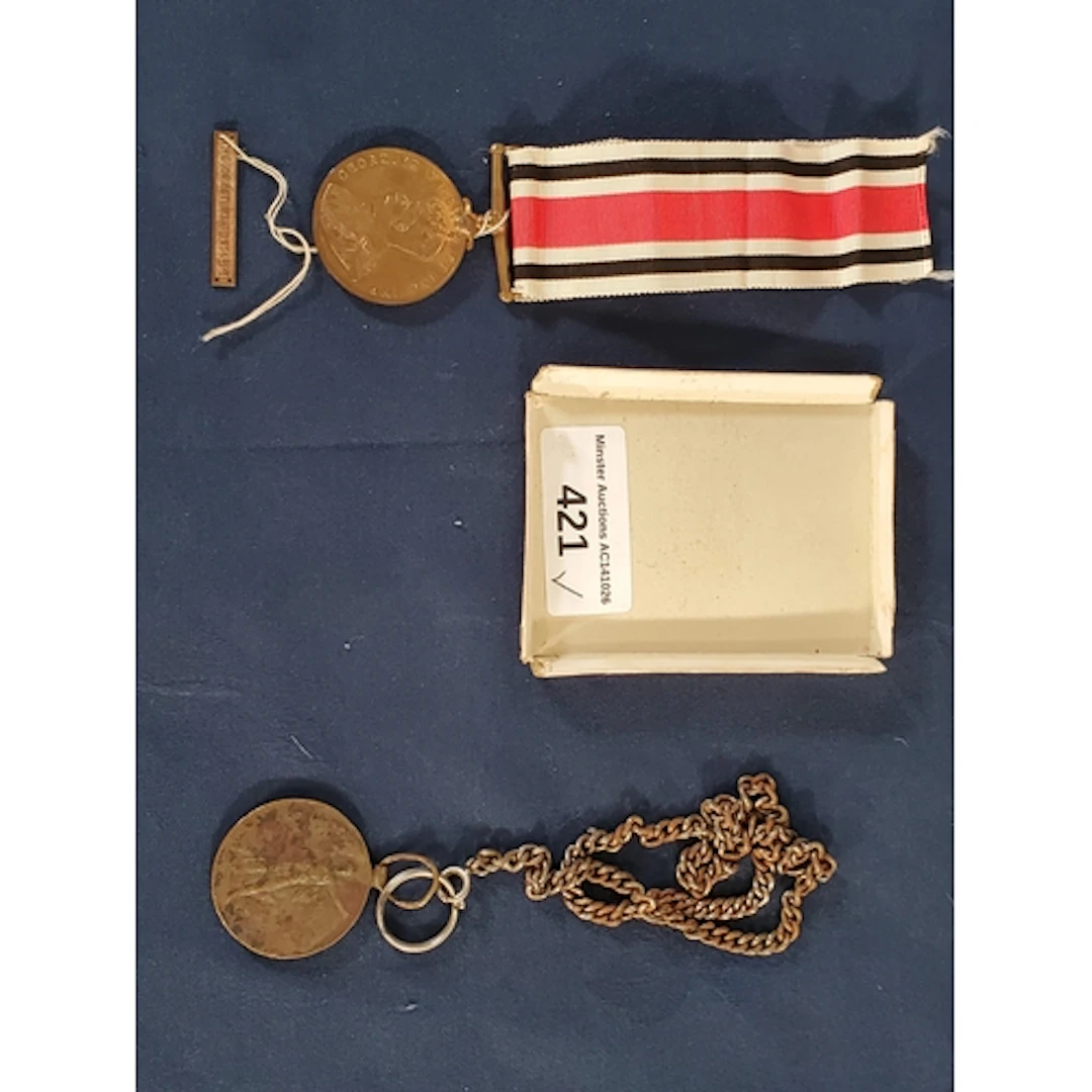 Special Constabulary Medal to James F. Bowen and British War...