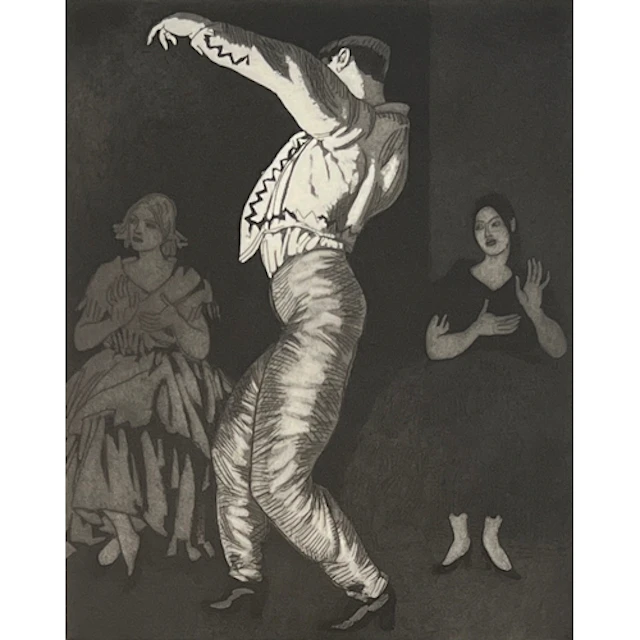 Dame Laura Knight RA RWS (1877-1970), 'Spanish Dancer No.2',...