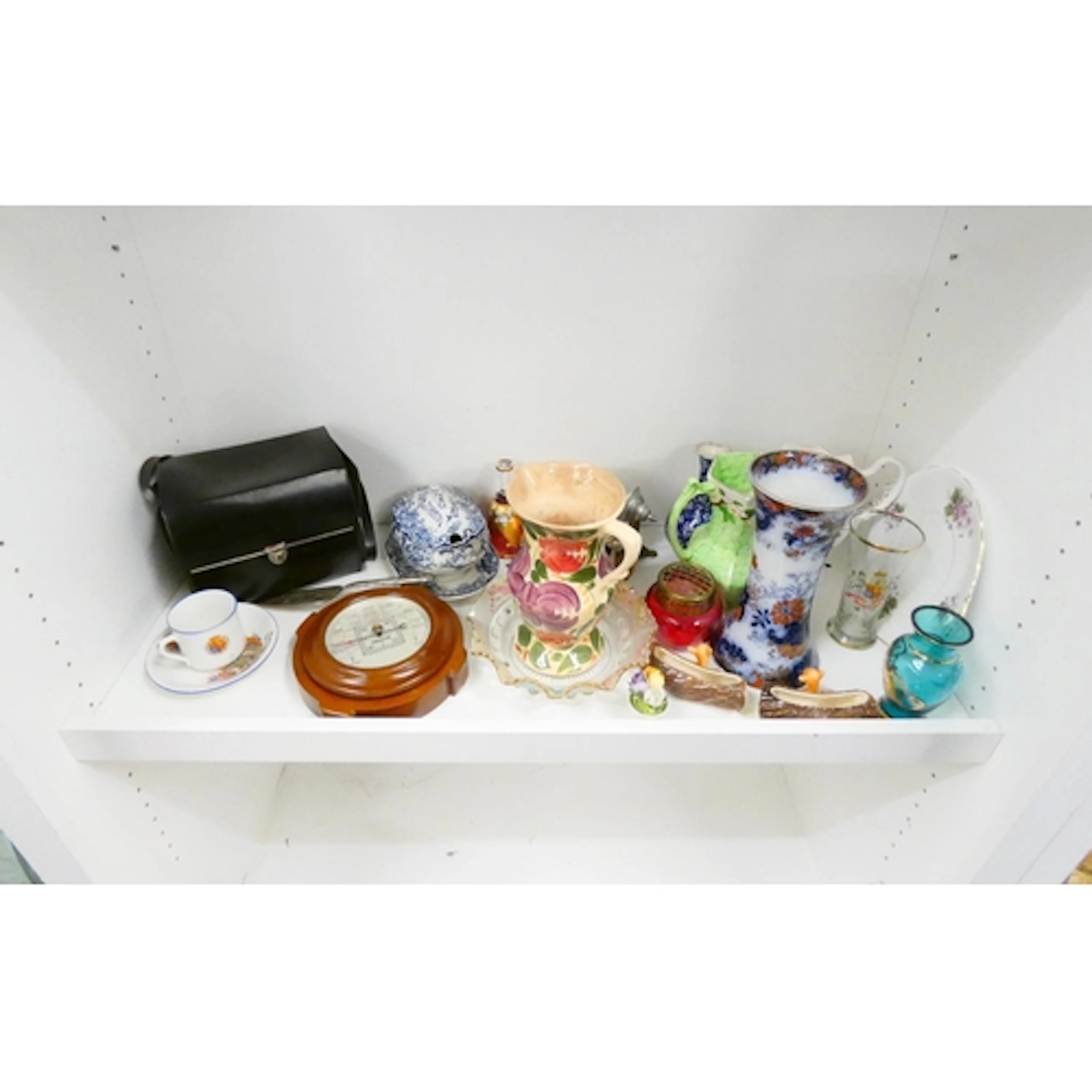 Group to include a cased polaroid camera, Maling ware jug, a...