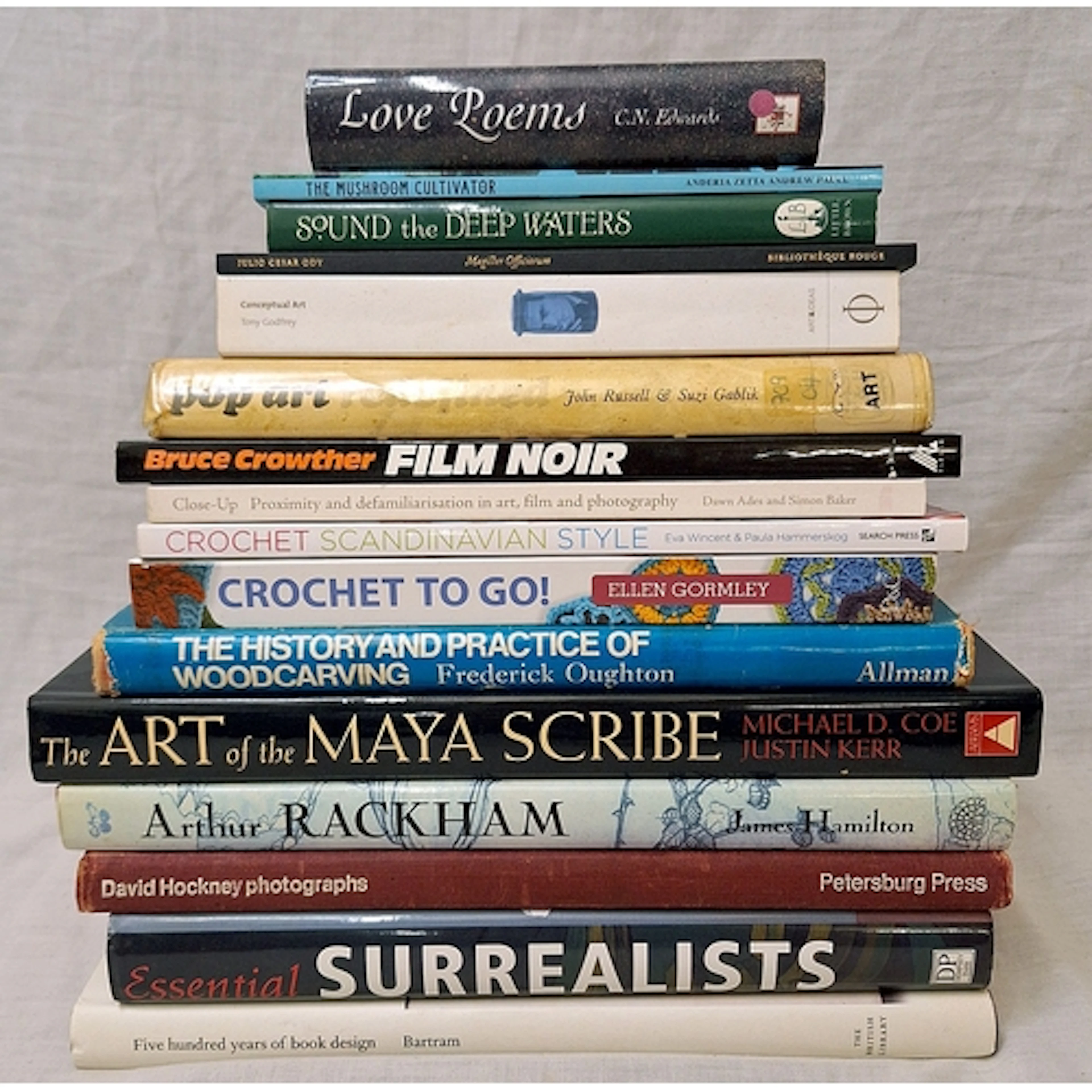Books incl. Conceptual Art by Tony Godfrey, Essential Surrea...