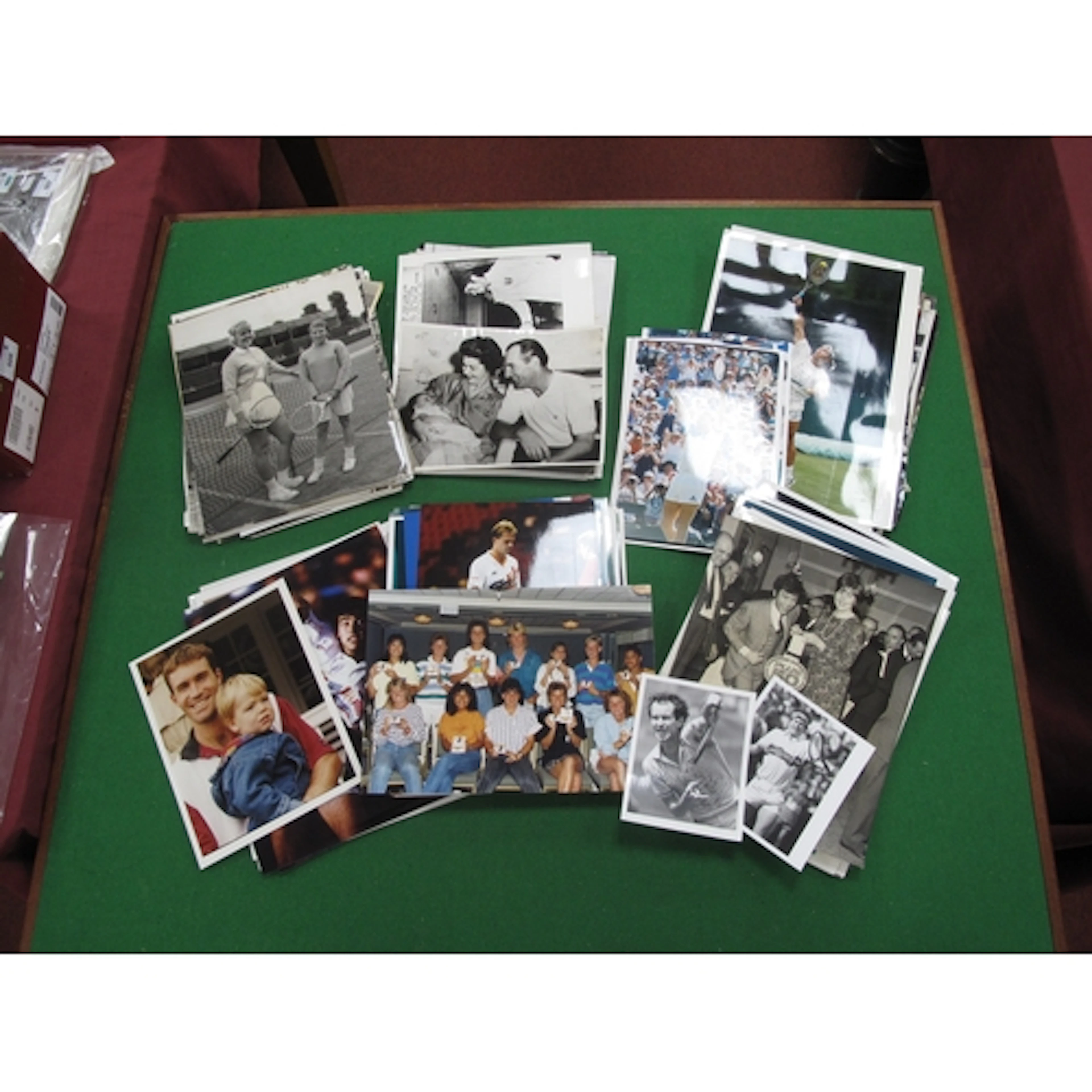 Tennis Press Photos/Prints including King, Edberg, Novotna, ...