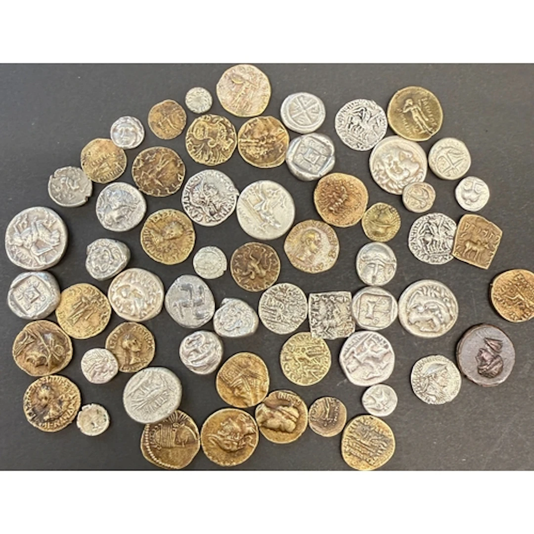 A group of sixty-eight Ancient Greek and Indo-Greek coin for...