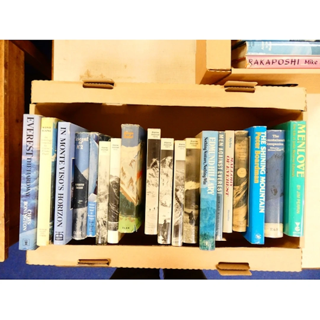 Climbing & Mountaineering. 19 various vols. i...