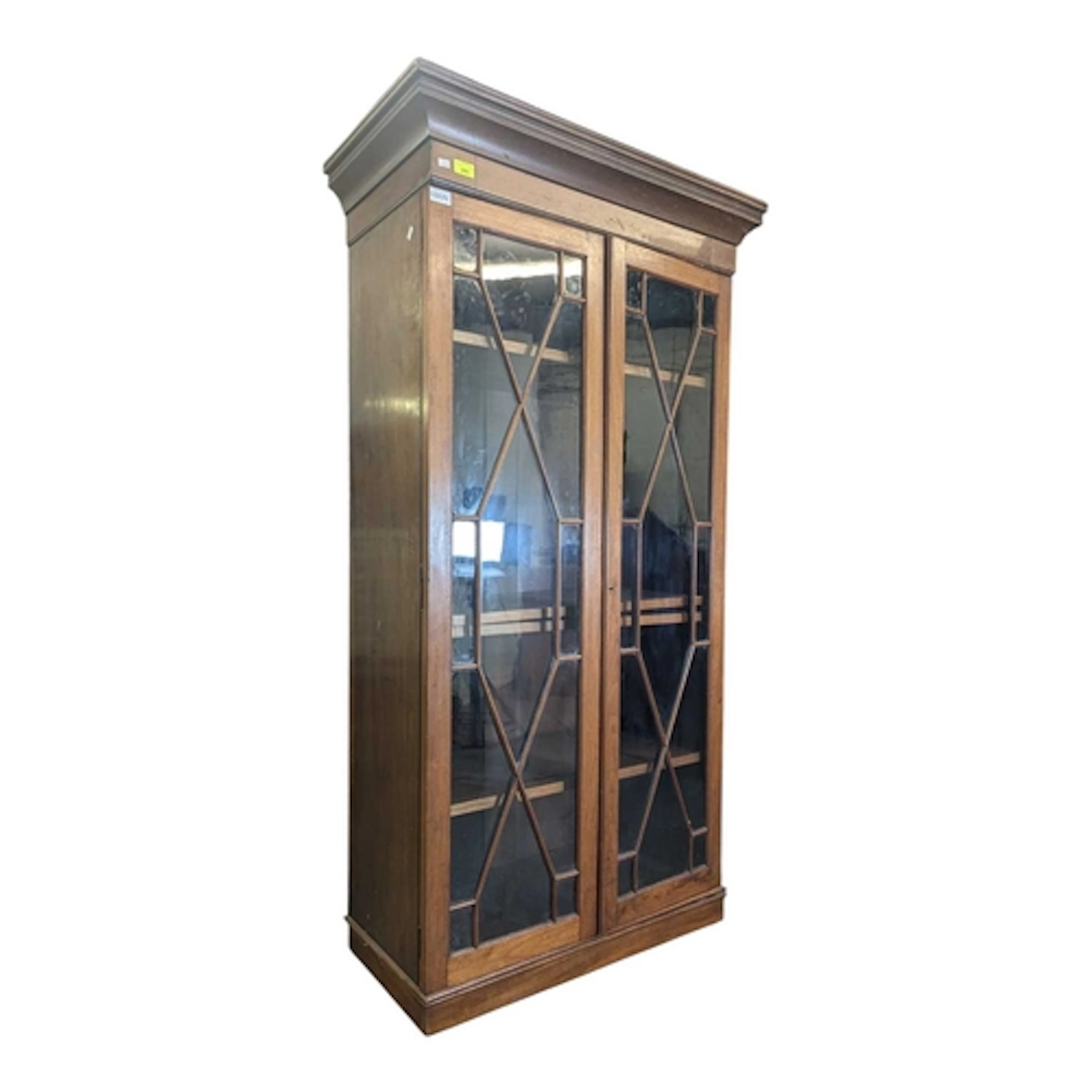 A 19th century Victorian mahogany display cabinet. The cabin...