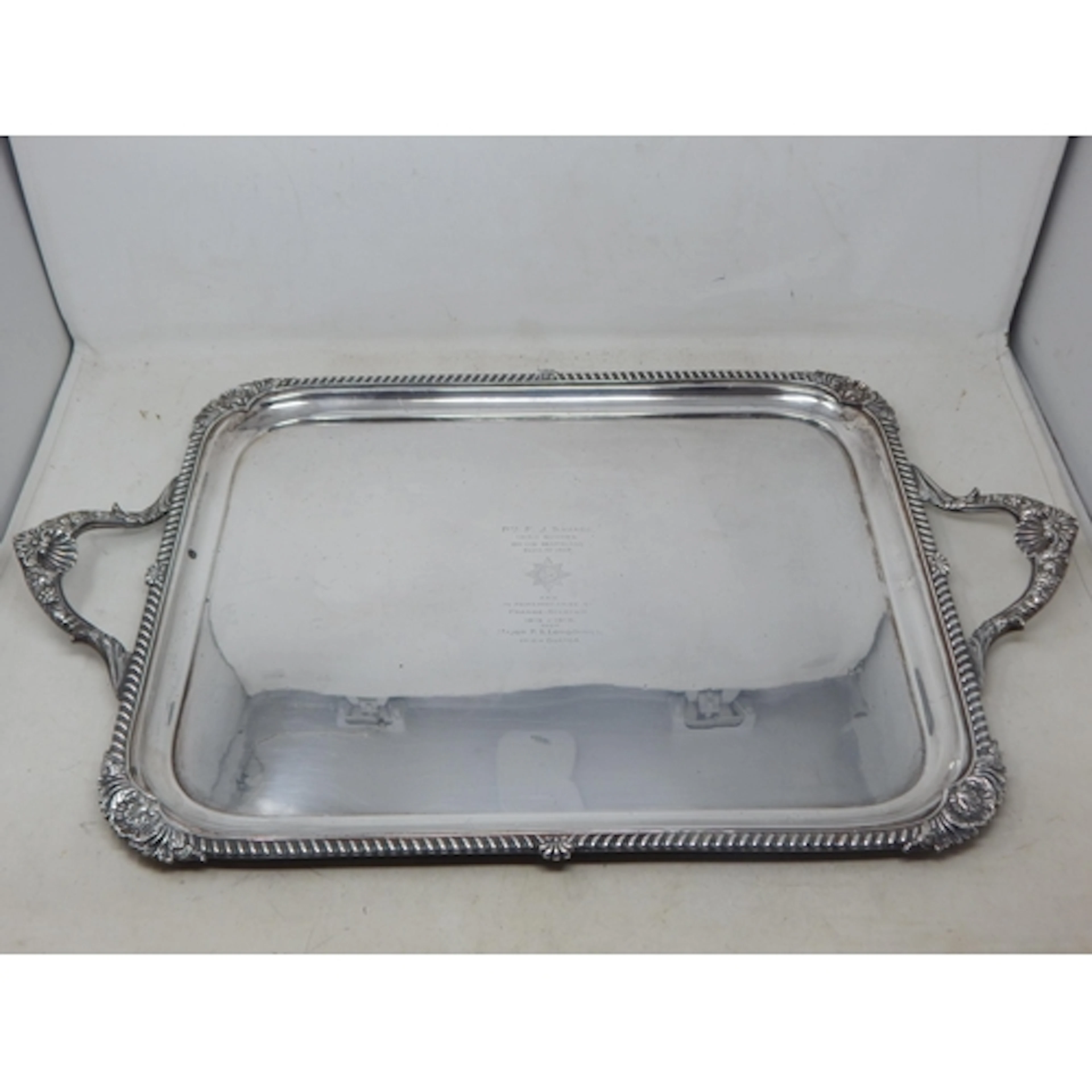 Irish Guards Military Interest: A WWI Presentation Silver Pl...