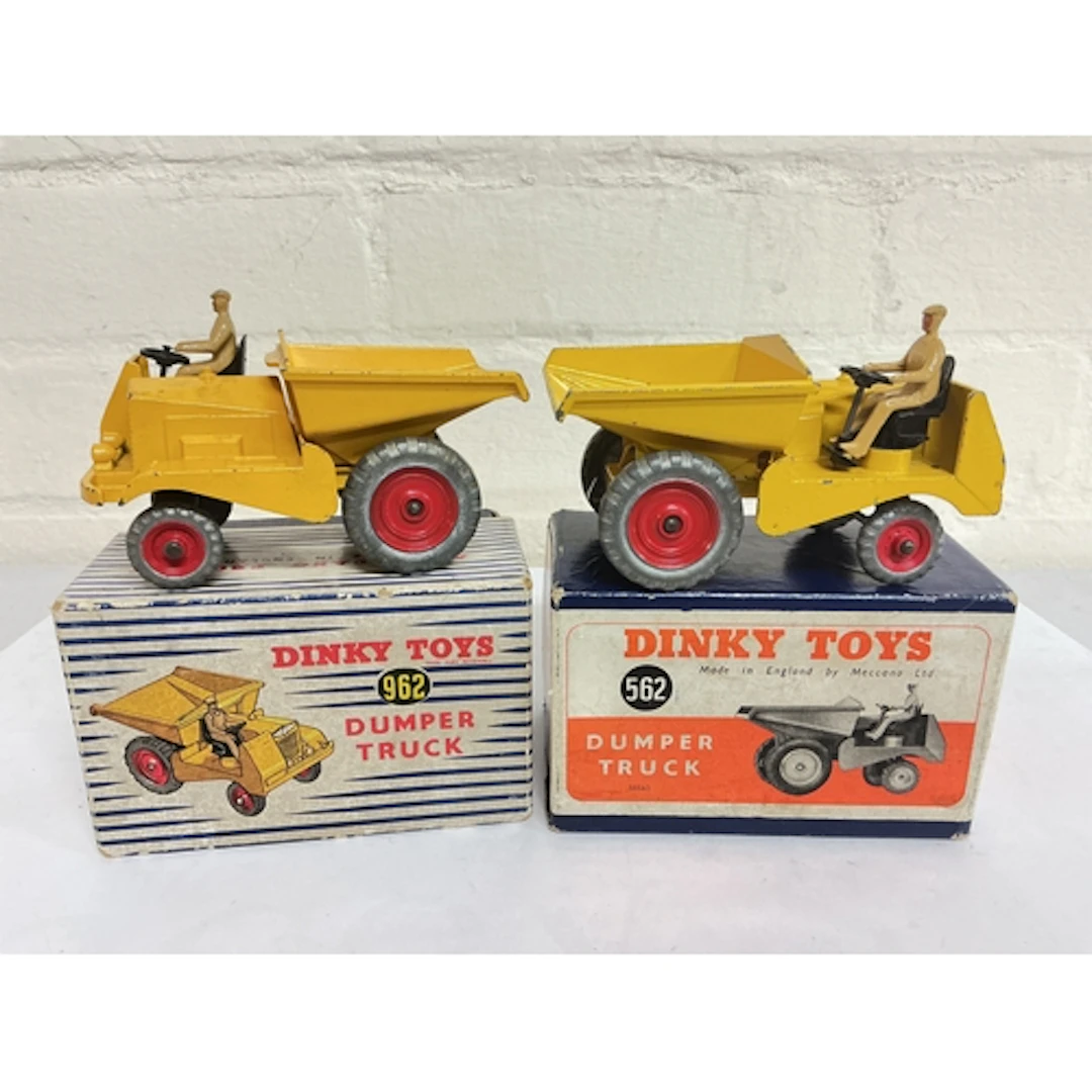 2 Boxed Dinky Toys Dumper Trucks #S 962 And 562. No Reserve.
