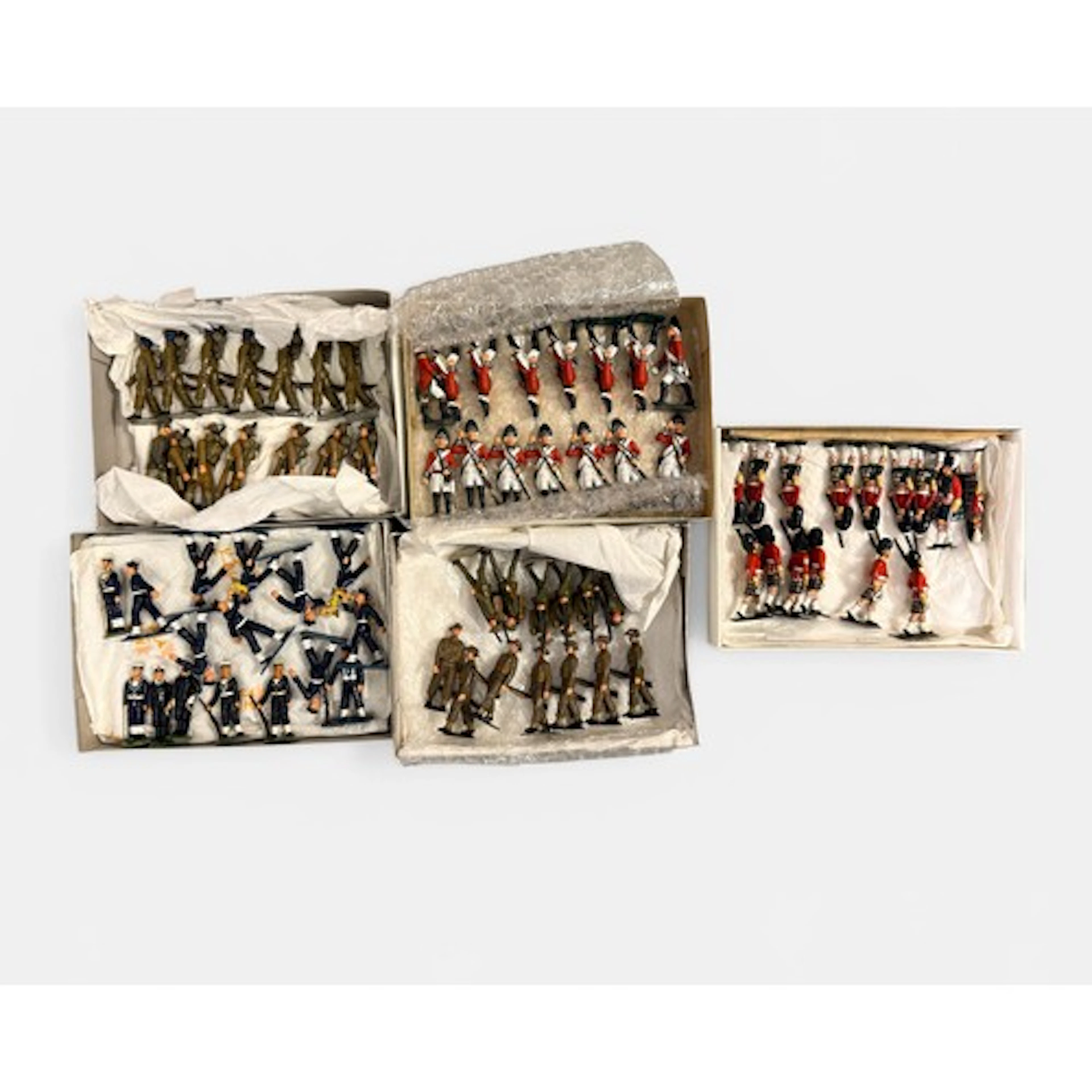 Model soldiers - large and varied collection of mainly unnam...
