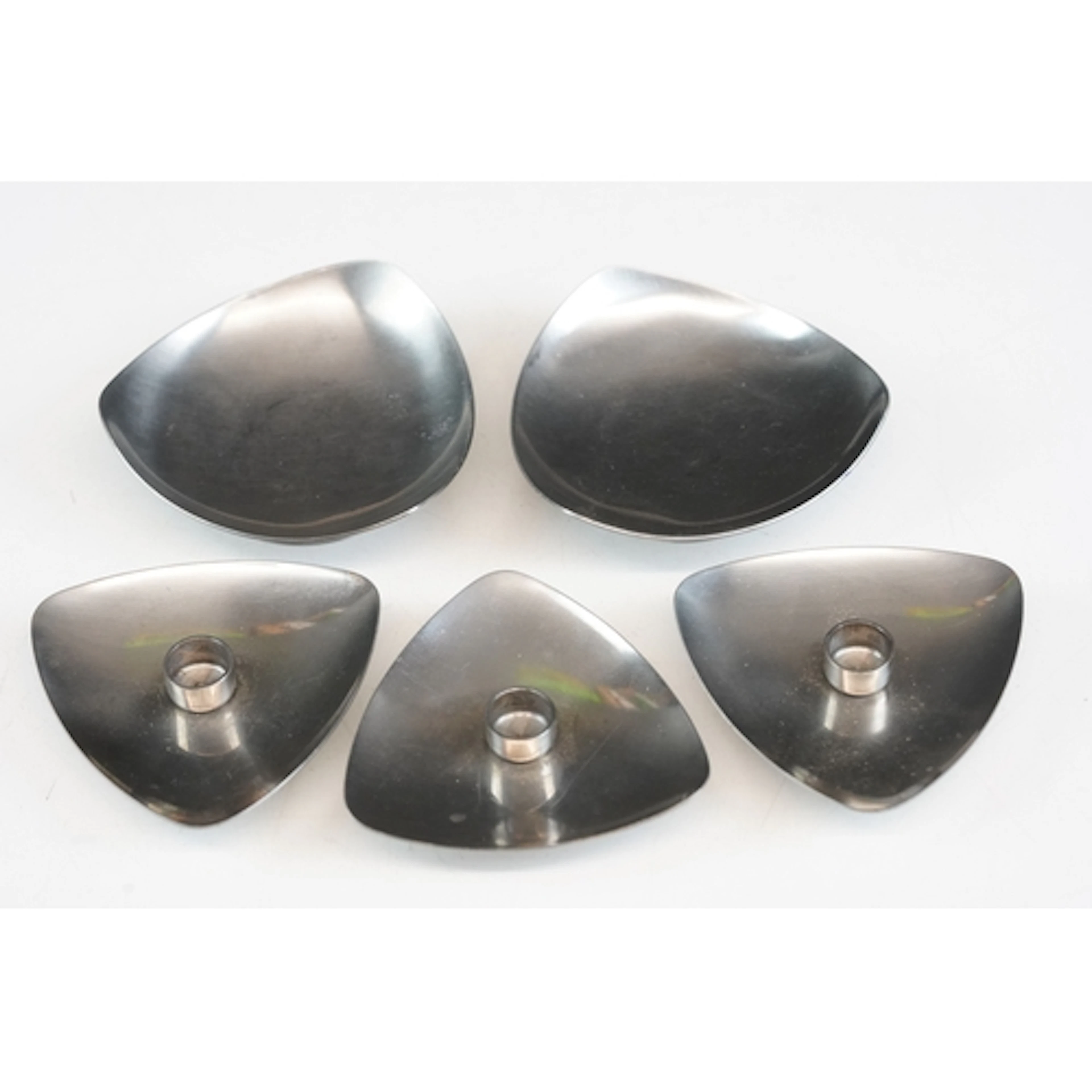Danish - five items including set of three mid-century Danis...