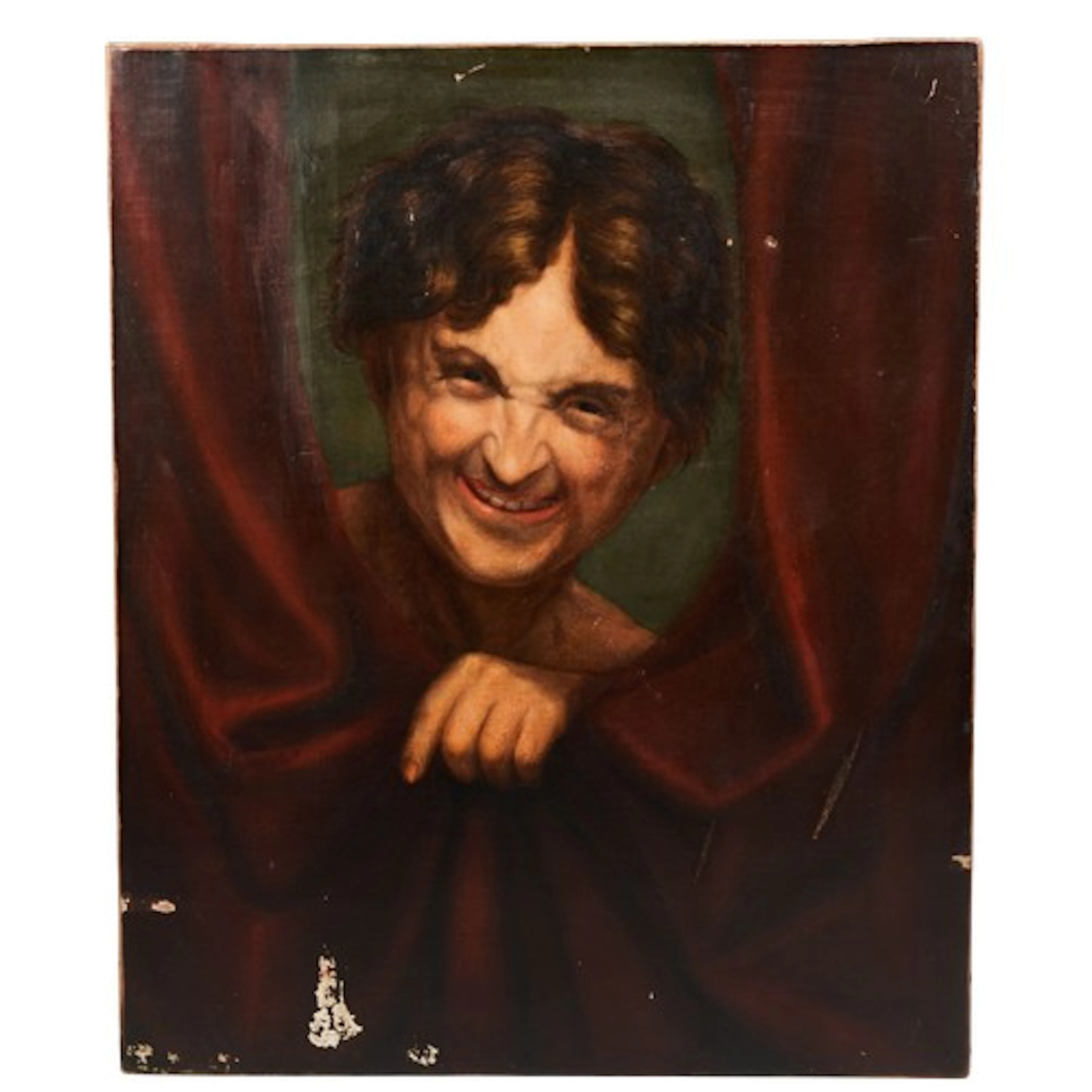 BRITISH SCHOOL (19TH / 20TH CENTRY) 'HARRY HOUDINI' oil on c...
