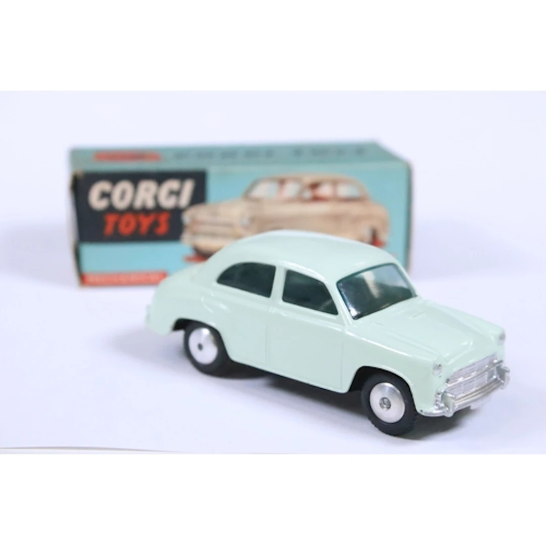 Boxed Corgi Mechanical 202M Morris Cowley Saloon diecast mod...