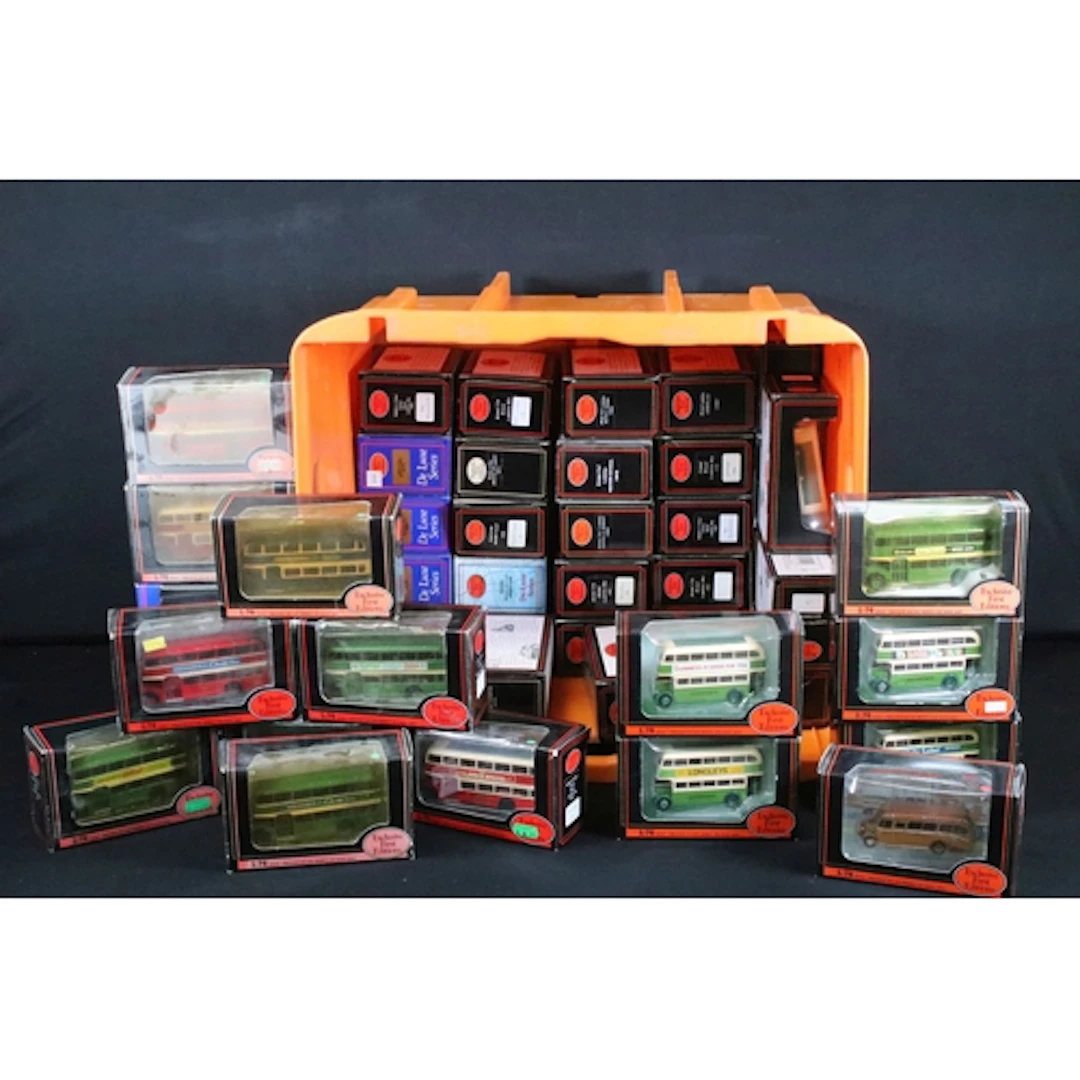 46 Boxed EFE Exclusive First Editions diecast model buses to...
