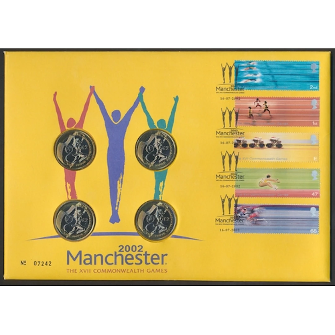 2002 'Manchester XVIII Commonwealth Games' commemorative cov...