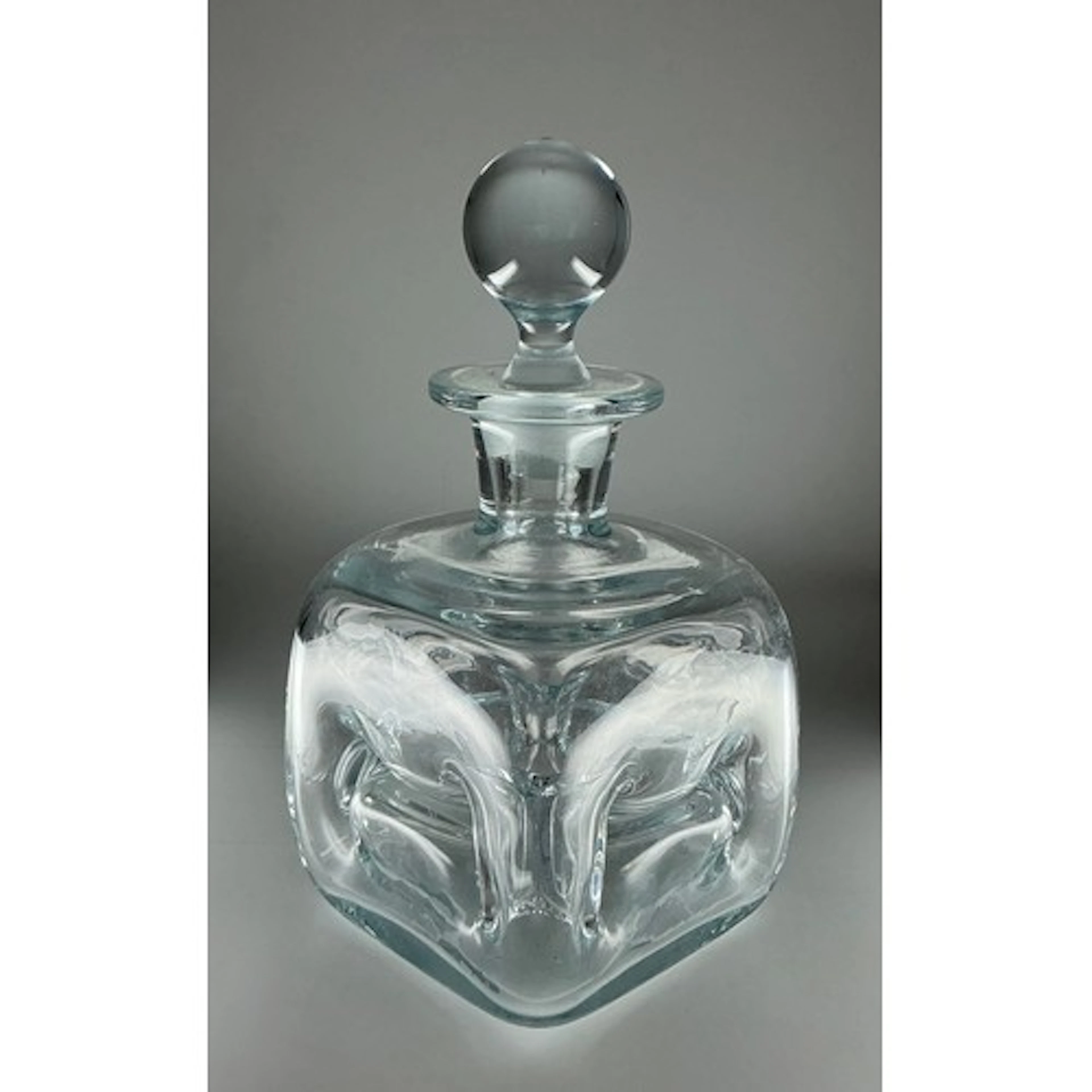 A petit cubed-shaped 'Kluk-Kubus' decanter from the 'Snapse ...