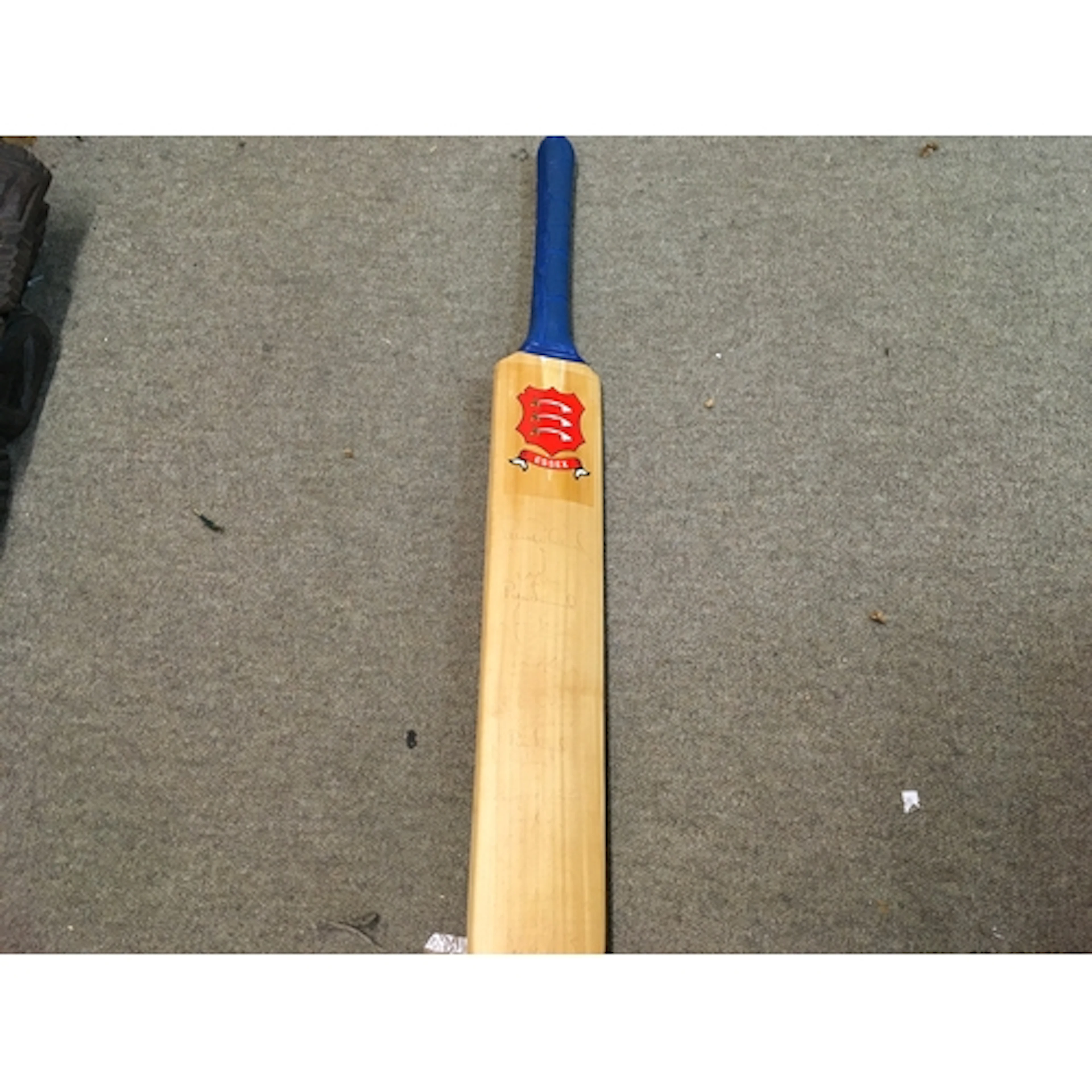 Essex County Cricket Club multi-signed cricket bat