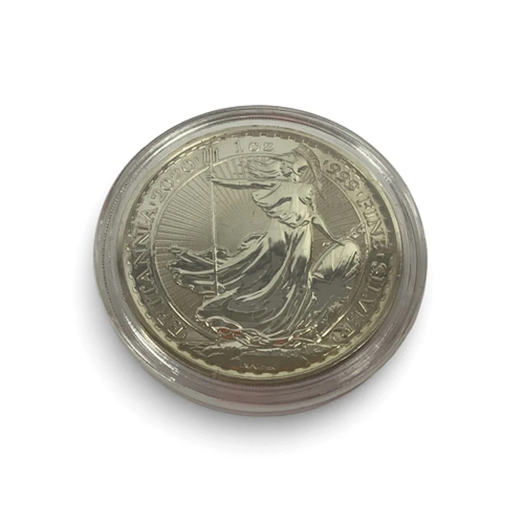 2020 QEII Fine Silver One Ounce Britannia.