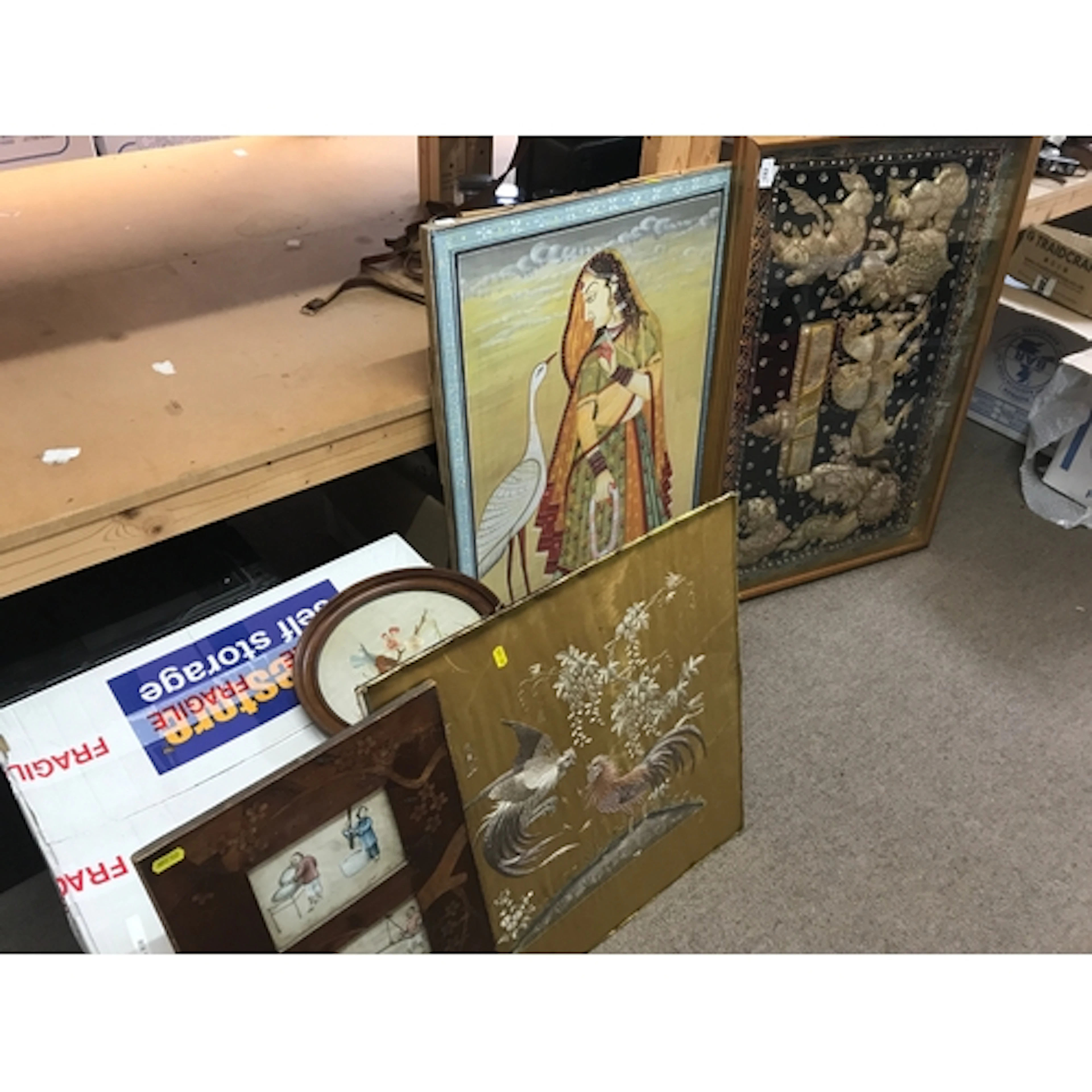A collection Chinese art pieces and other