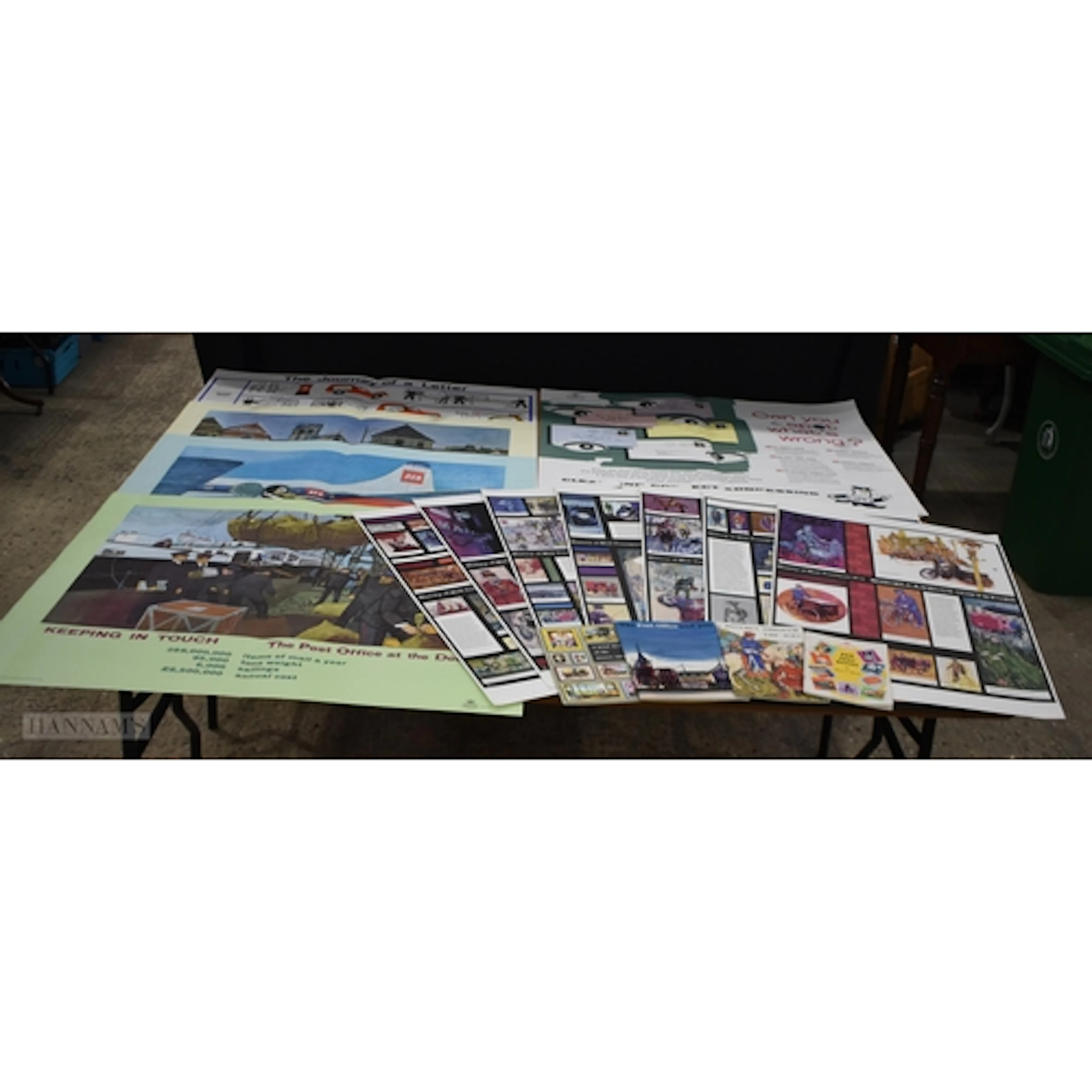 A collection of vintage post office posters 74 x 94cm (Qty)