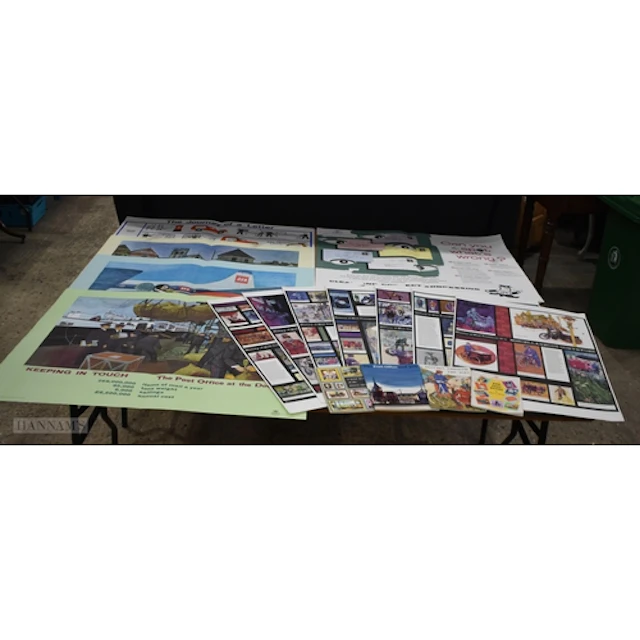 A collection of vintage post office posters 74 x 94cm (Qty)