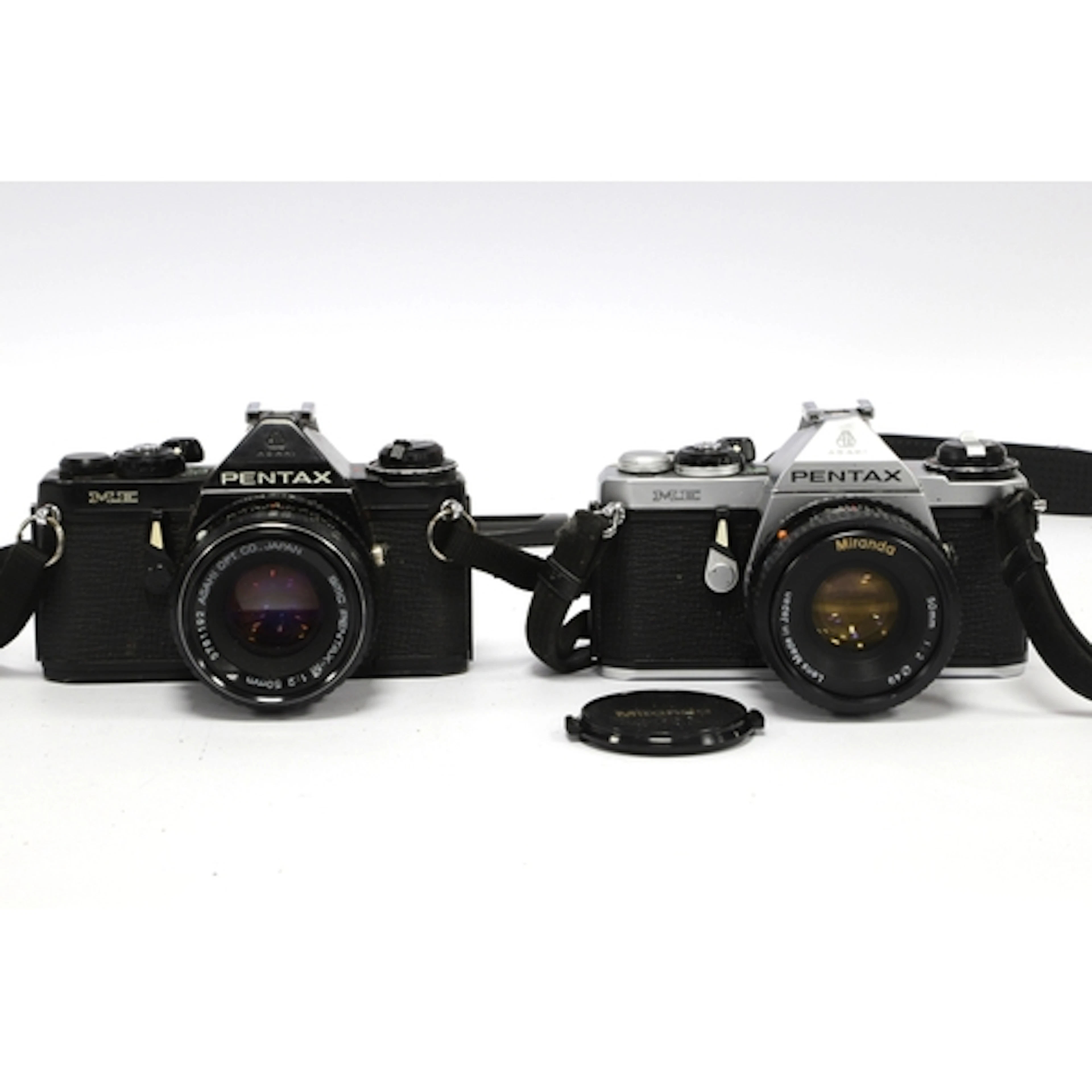 Asahi Pentax ME 35mm SLR Film Camera with attached SMC Penta...