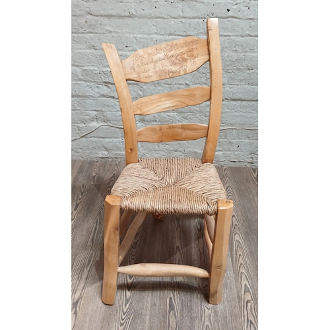 John Southworth Prescott (b1939), chair, eucalyptus, ladder ...