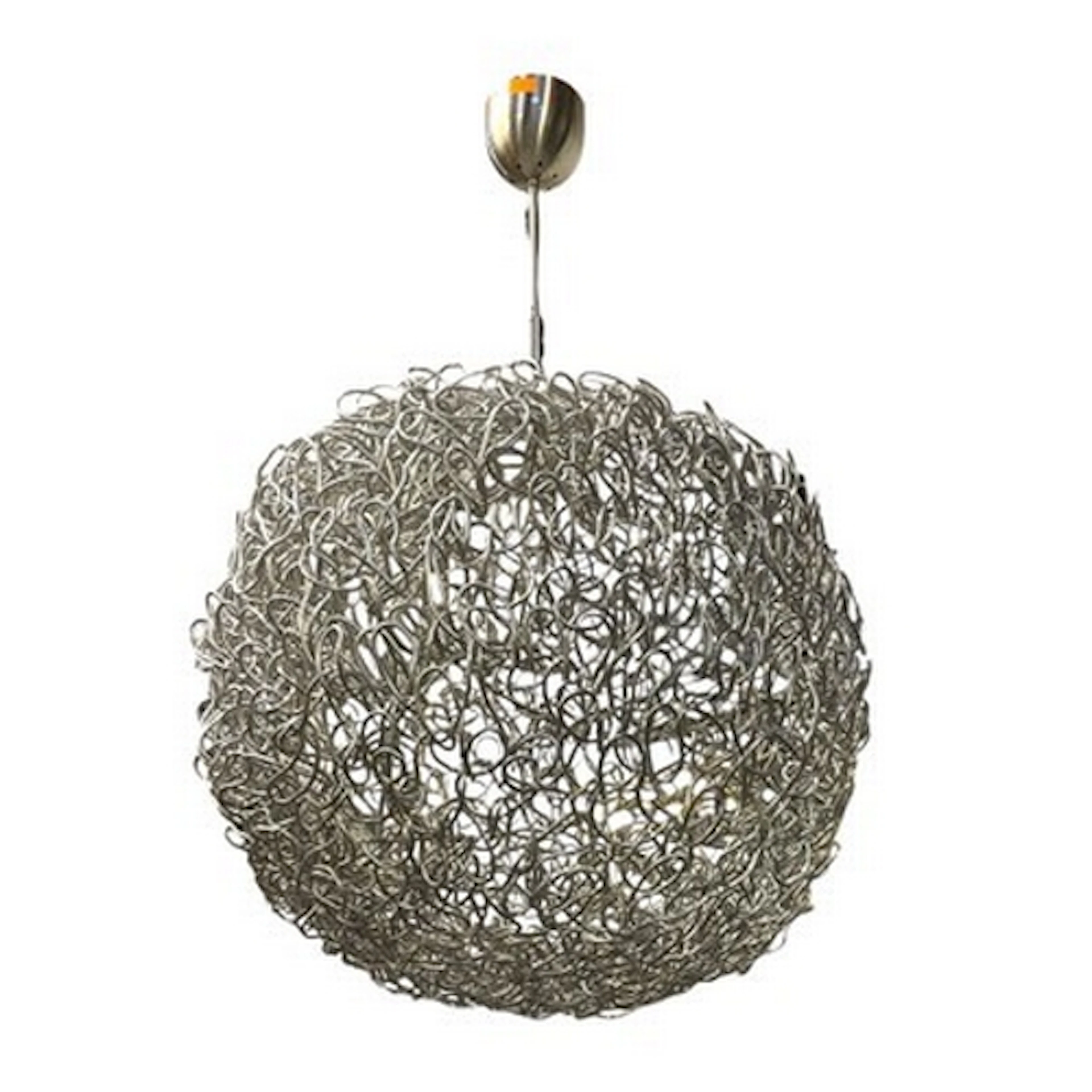 A large contemporary high-end designer wire-worked hanging c...