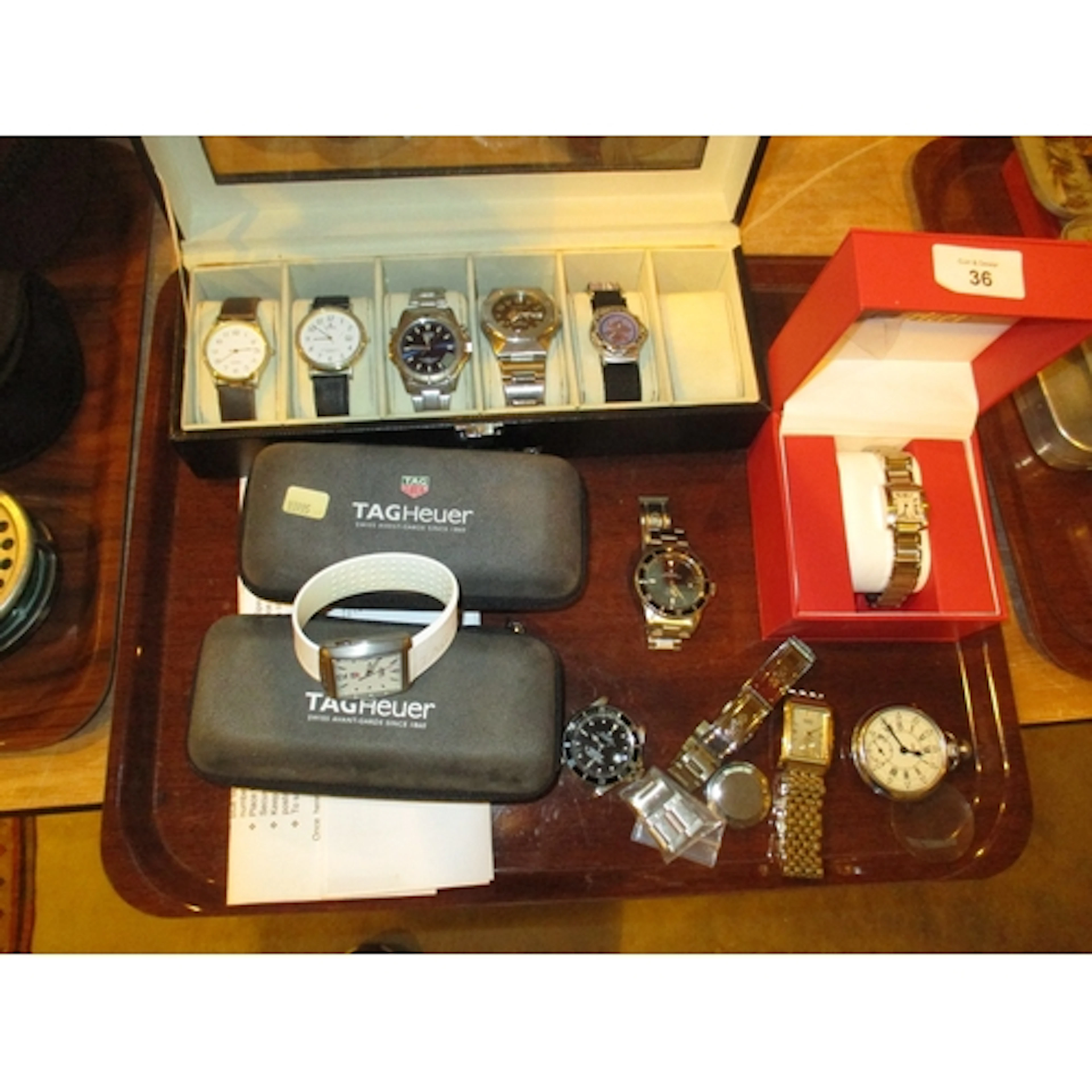 Tag Heuer Professional Golf Watch and Various Others