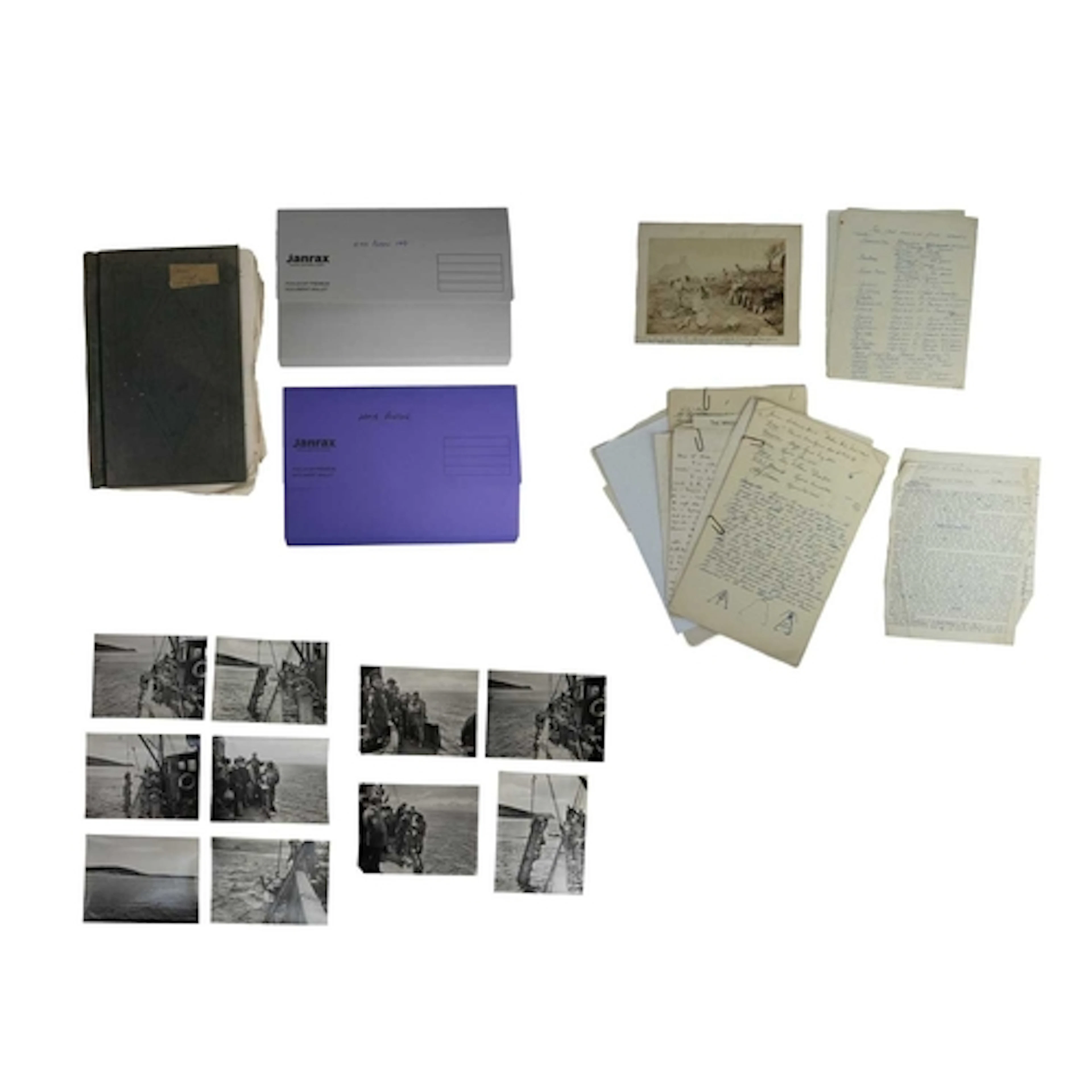 (H.M.S Anson) The Archive of Frank Strike Salvage Photograph...